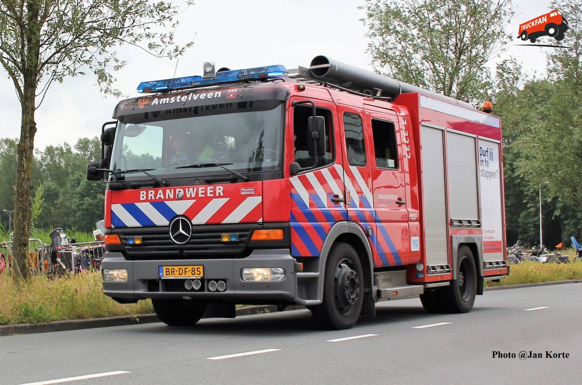 Foto Mercedes Benz Atego Mp Van Brandweer Amsterdam Amstelland Truckfan