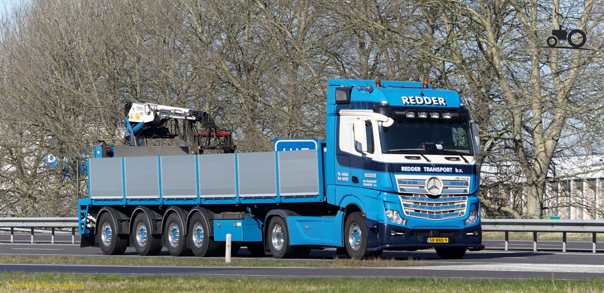 Foto Mercedes Benz Actros Van Transportbedrijf Redder Staphorst B V