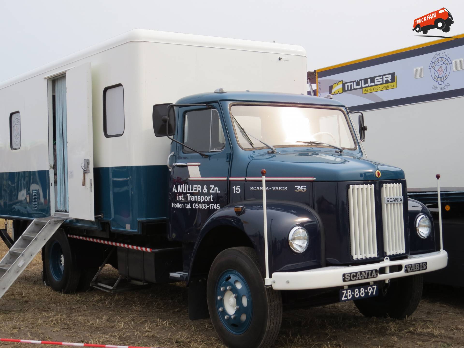 Foto Scania Vabis L36 van Müller Fresh Food Logistics B V TruckFan