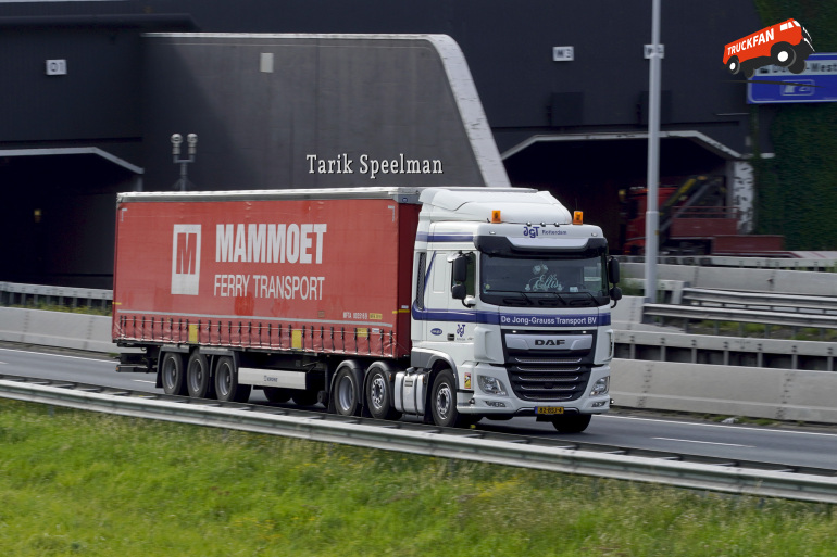 Foto Daf Xf Euro Van De Jong Grauss Transport Bv Jgt Mammoet Ferry