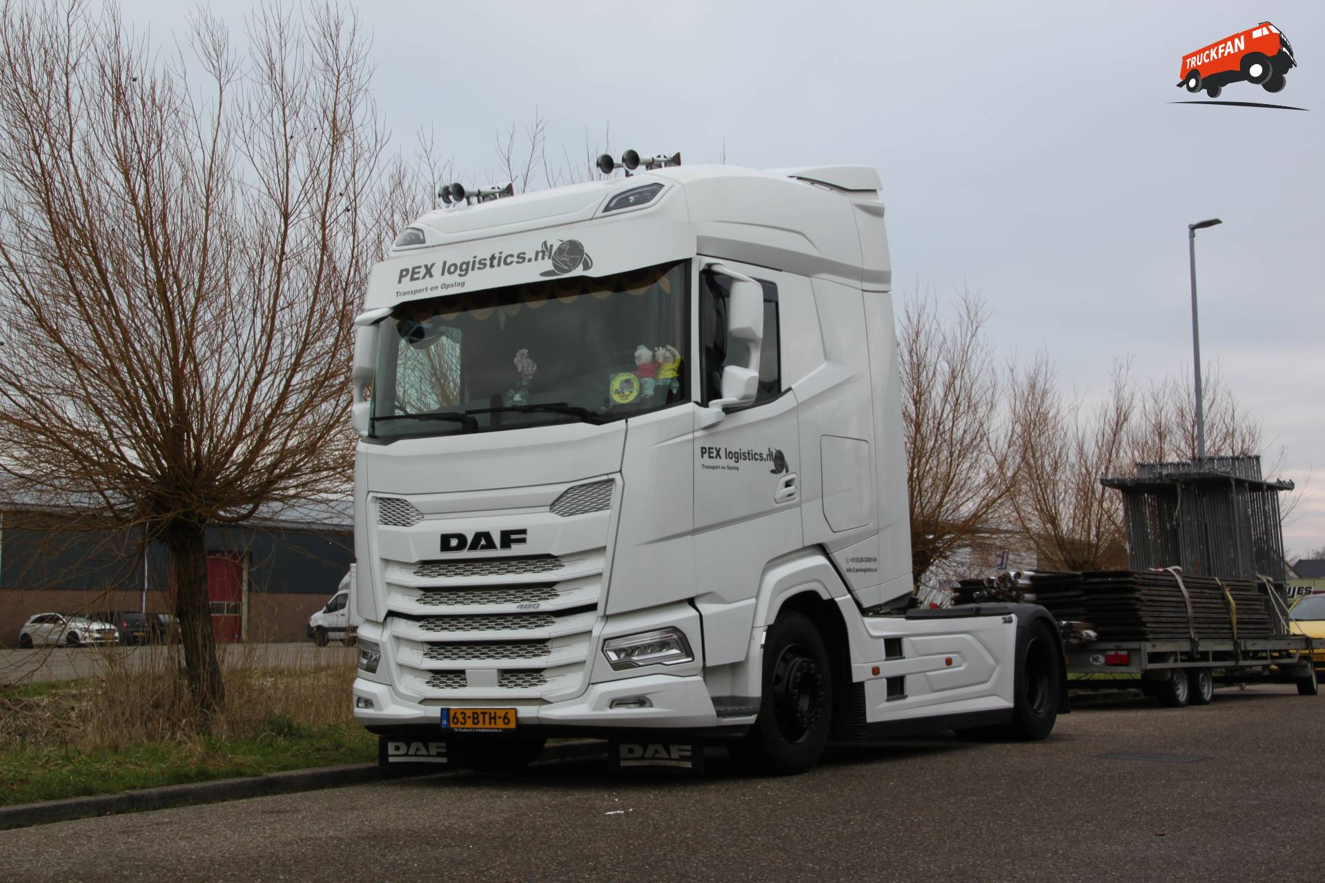 DAF XG vrachtwagen in actie bij Pex Logistics