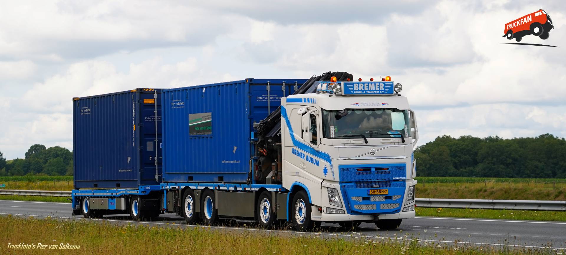 Volvo FH4 vrachtwagen van bedrijf Bremer