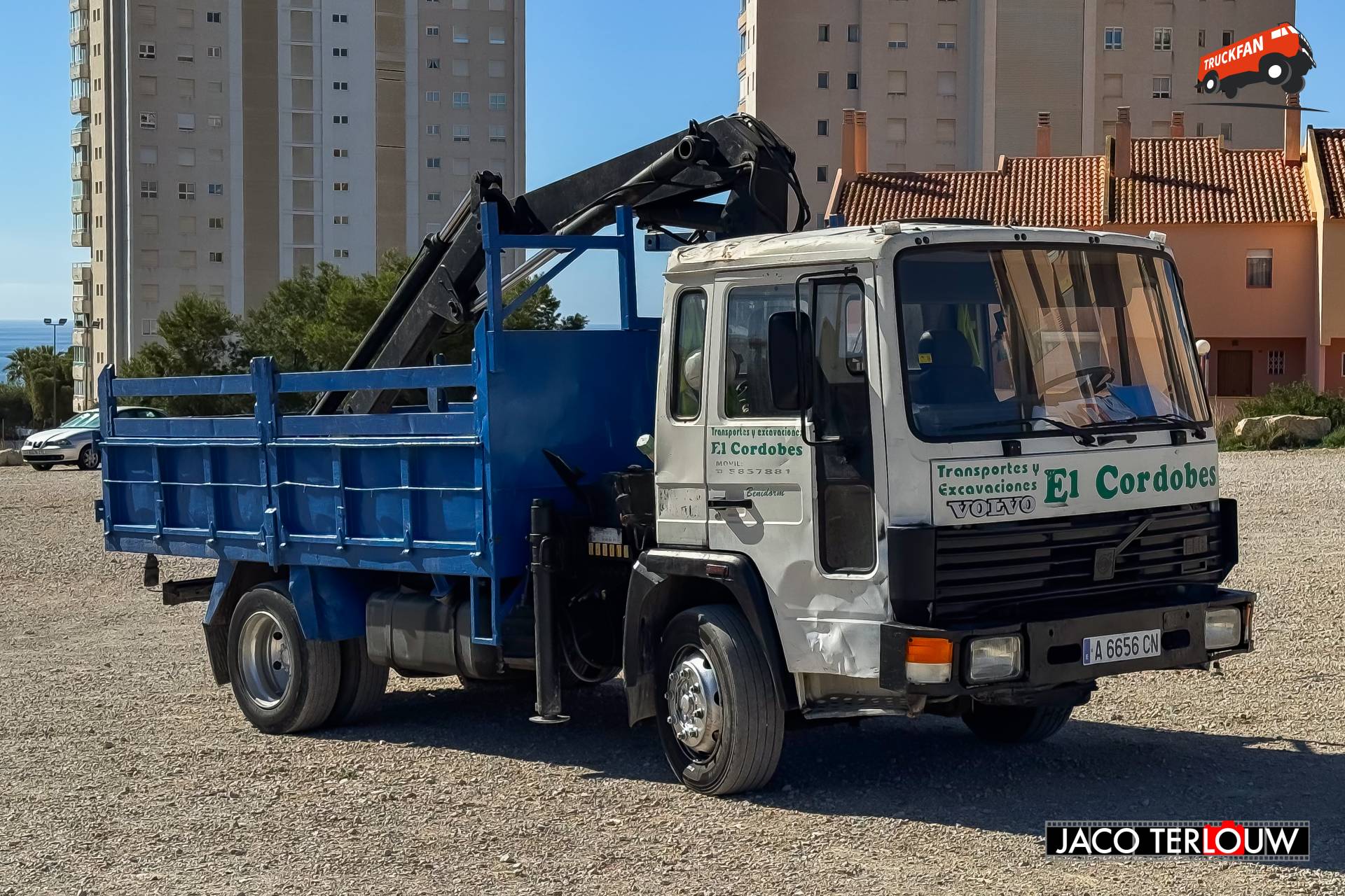 Volvo FL6 vrachtwagen in Benidorm