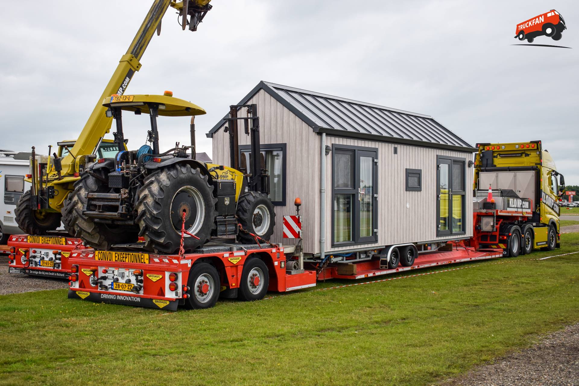 Broshuis 2ABD-PL/1 Klomp Transport B.V. Harderwijk