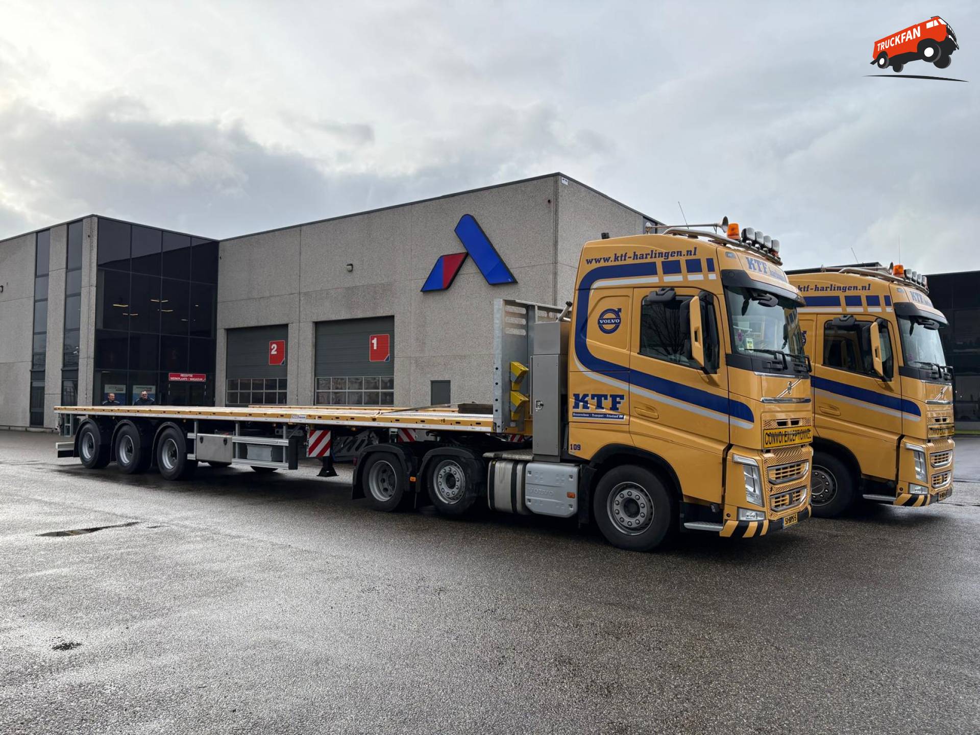 2 Nieuwe MAX210 trailers voor KTF in Harlingen 