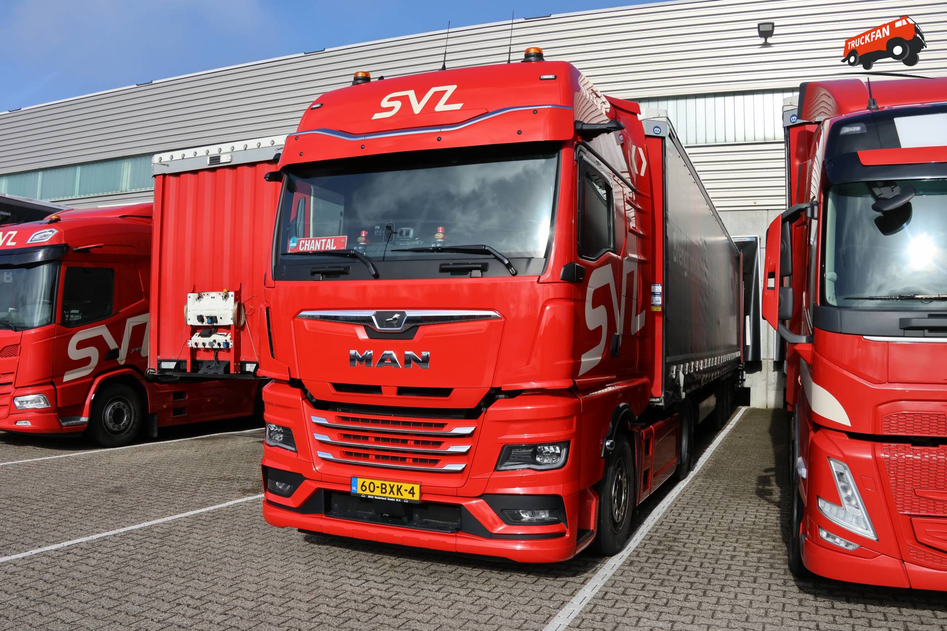 MAN TGX vrachtwagen bij SVZ Transport