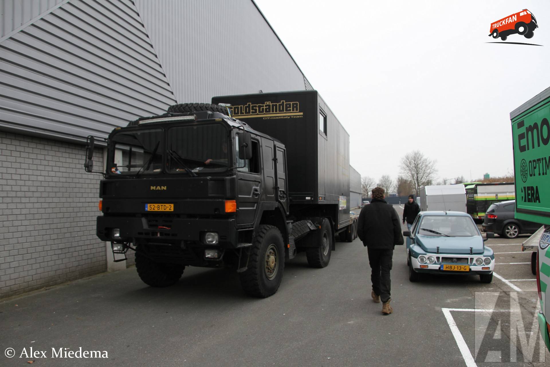 MAN KAT truck op de Racing Expo in Leeuwarden