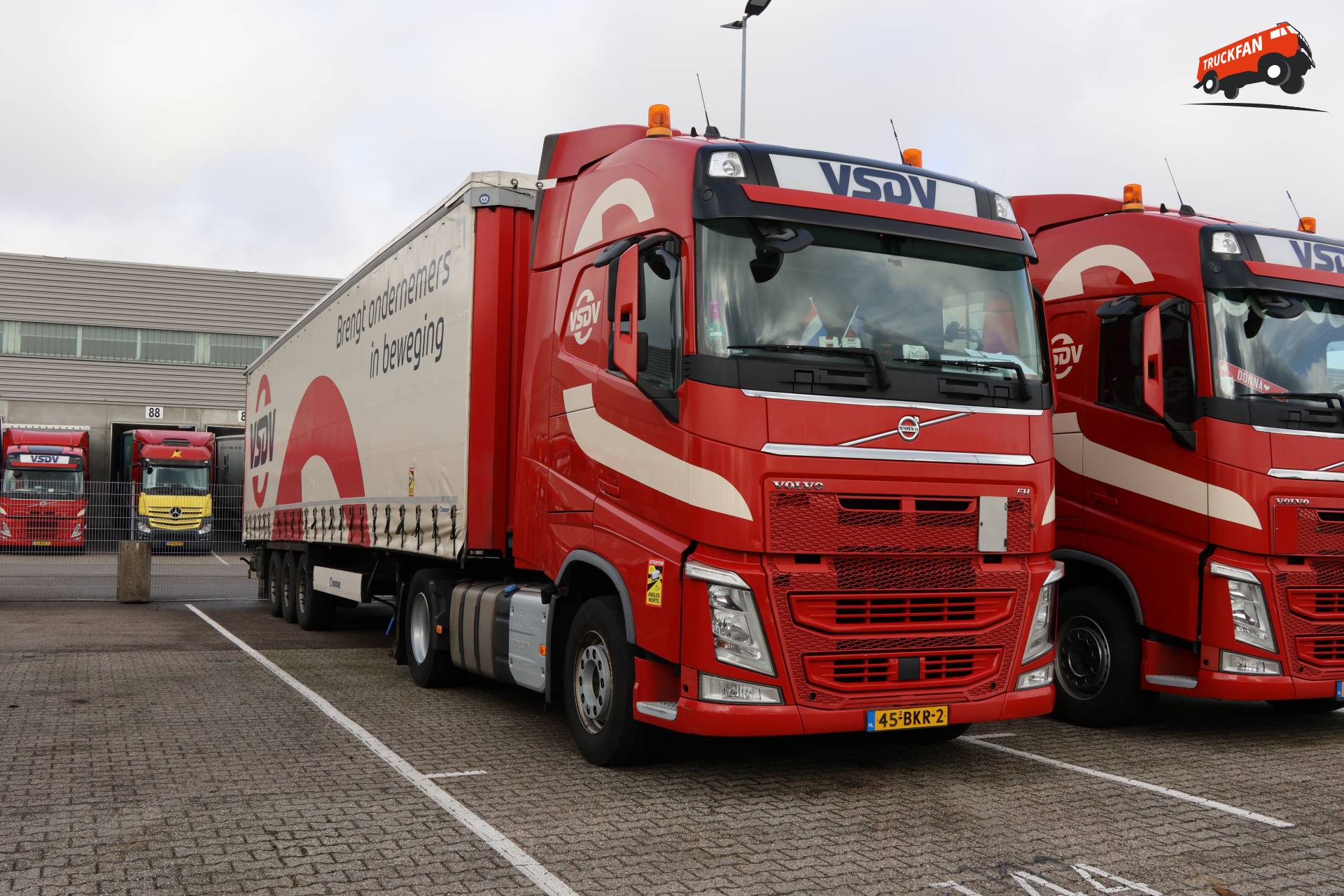 Volvo FH truck op de kennismakingsdag van SVZ