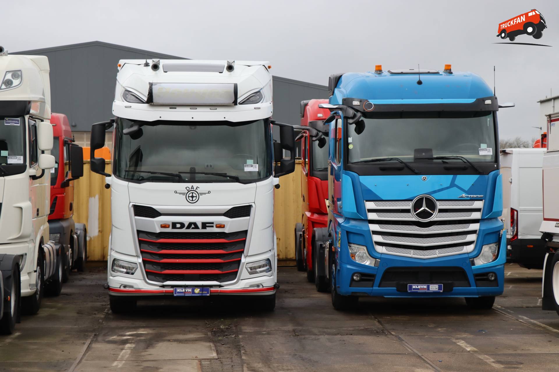 DAF XG+ en Mercedes-Benz Actros MP5 bij Kleyn Trucks