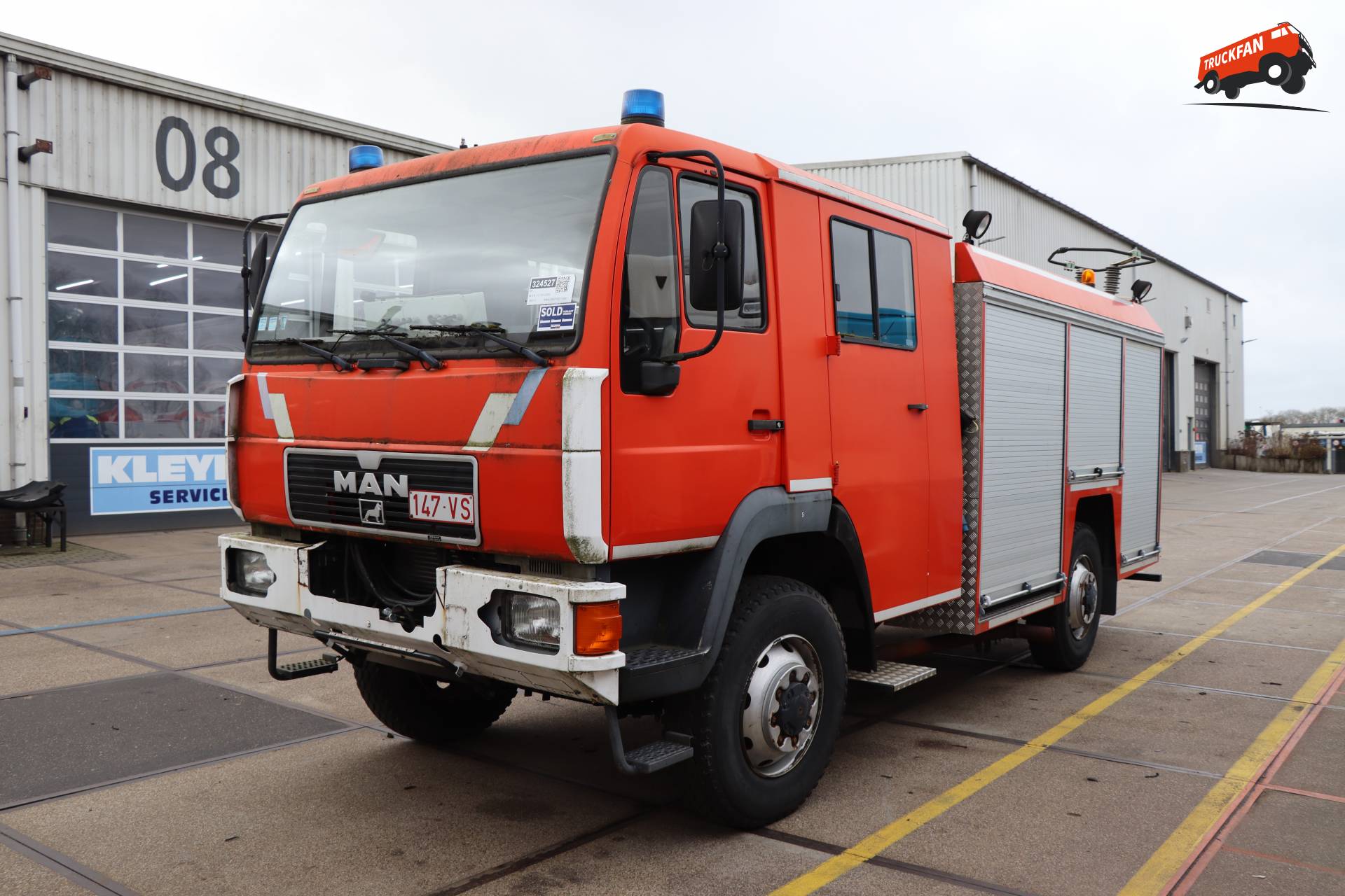 MAN L2000 10.163 brandweerwagen met Rosenbauer opbouw