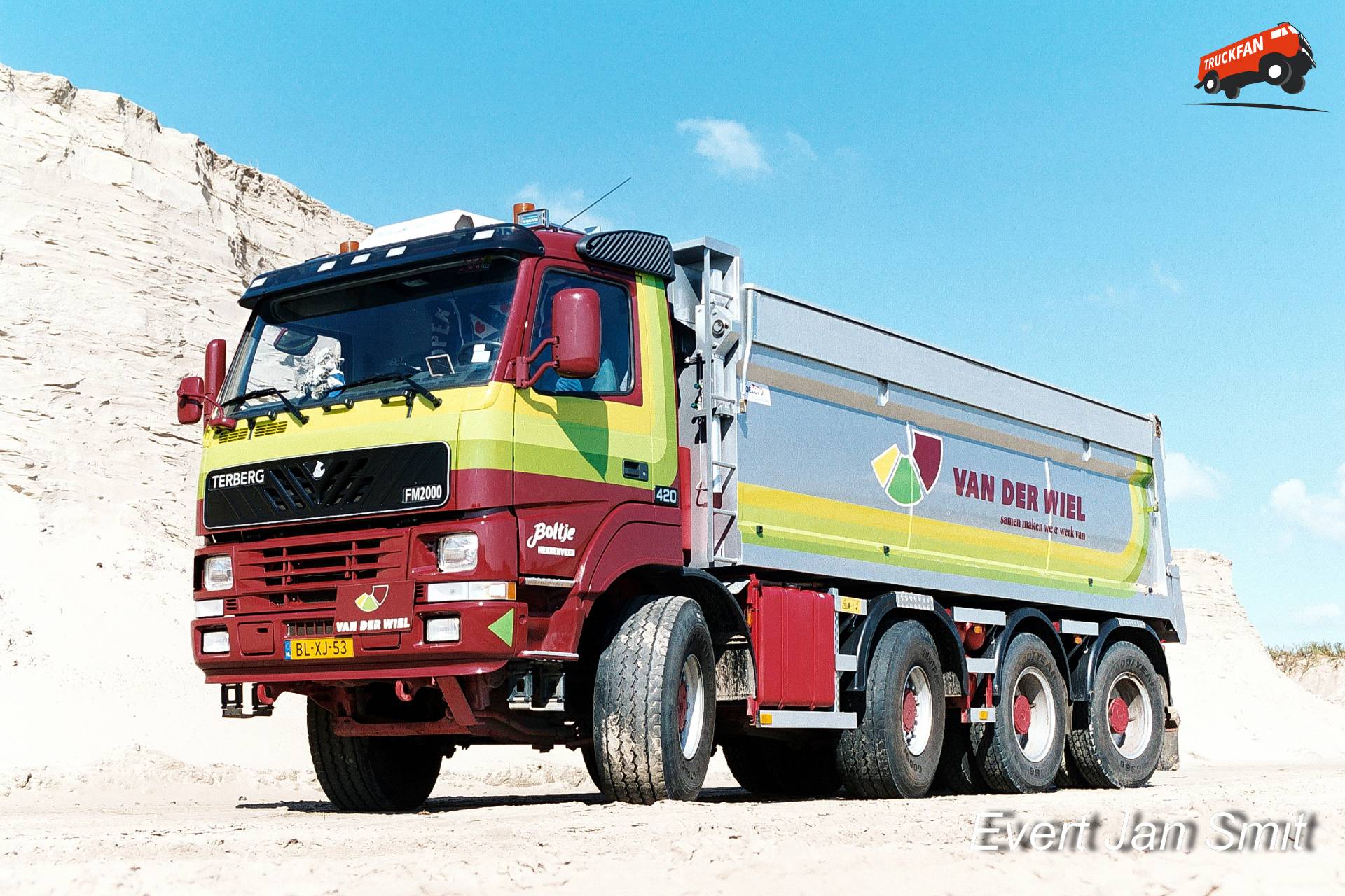 Terberg FM2000 at sandpit Eeltjemeer