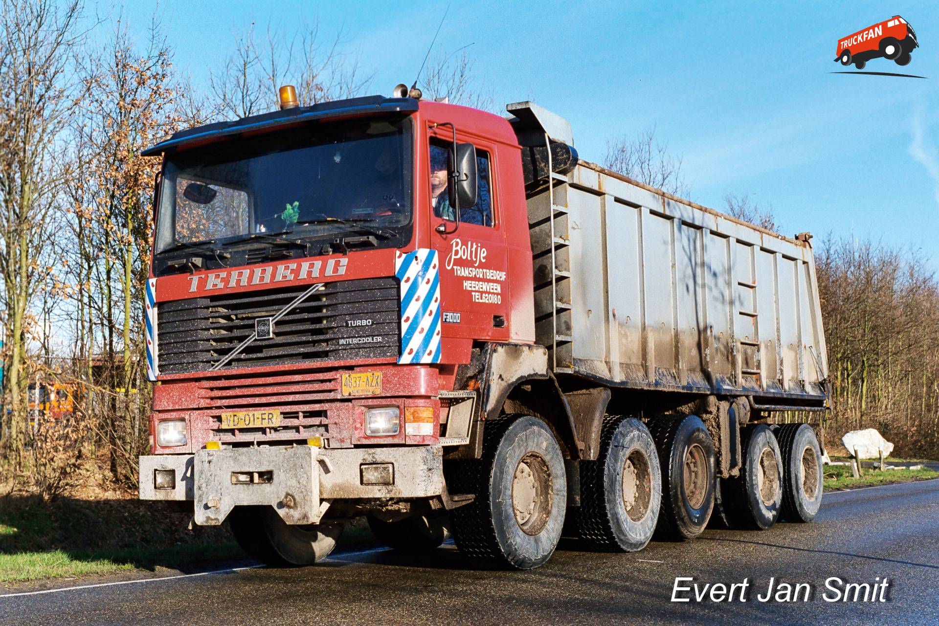 Boltje Heerenveen truck na winterdienst in Joure