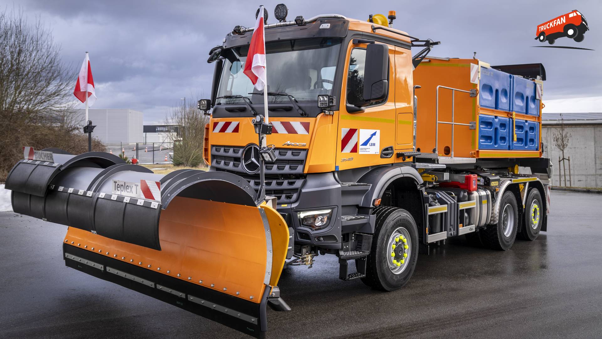 Mercedes-Benz Arocs winterdienstvoertuigen overgedragen