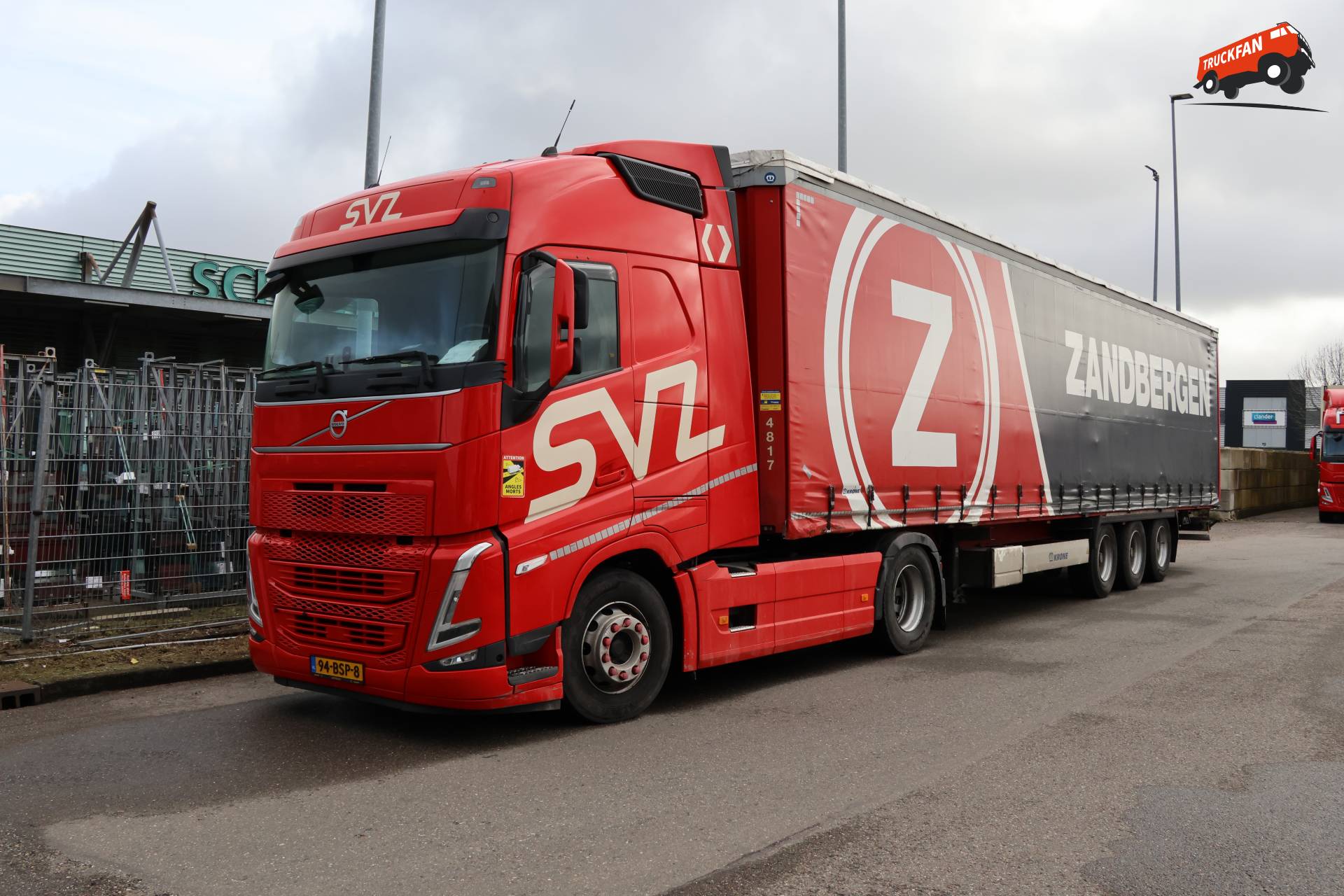 Volvo FH truck bij SVZ Transport kennismakingsdag