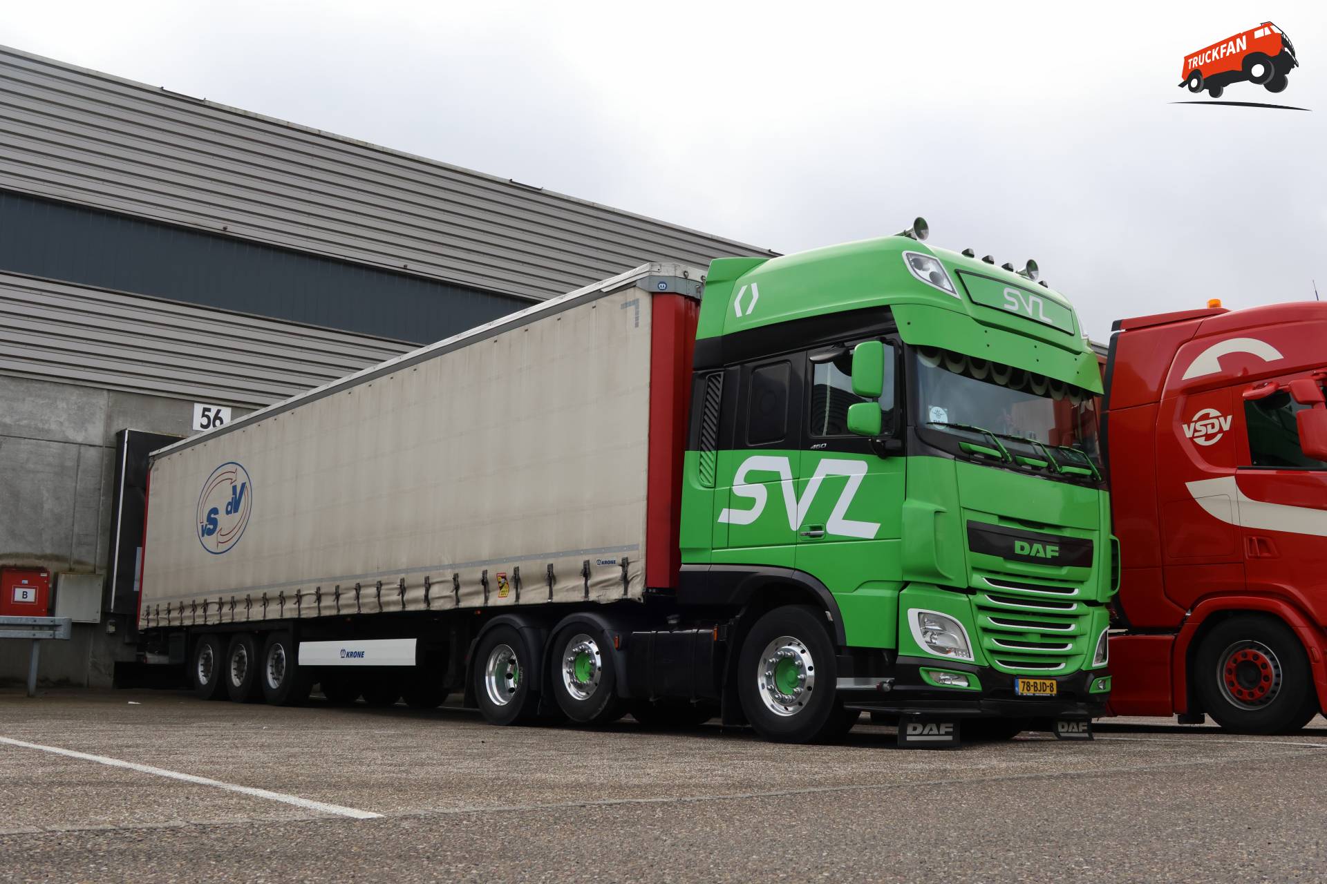 DAF XF Euro 6 vrachtwagen bij SVZ