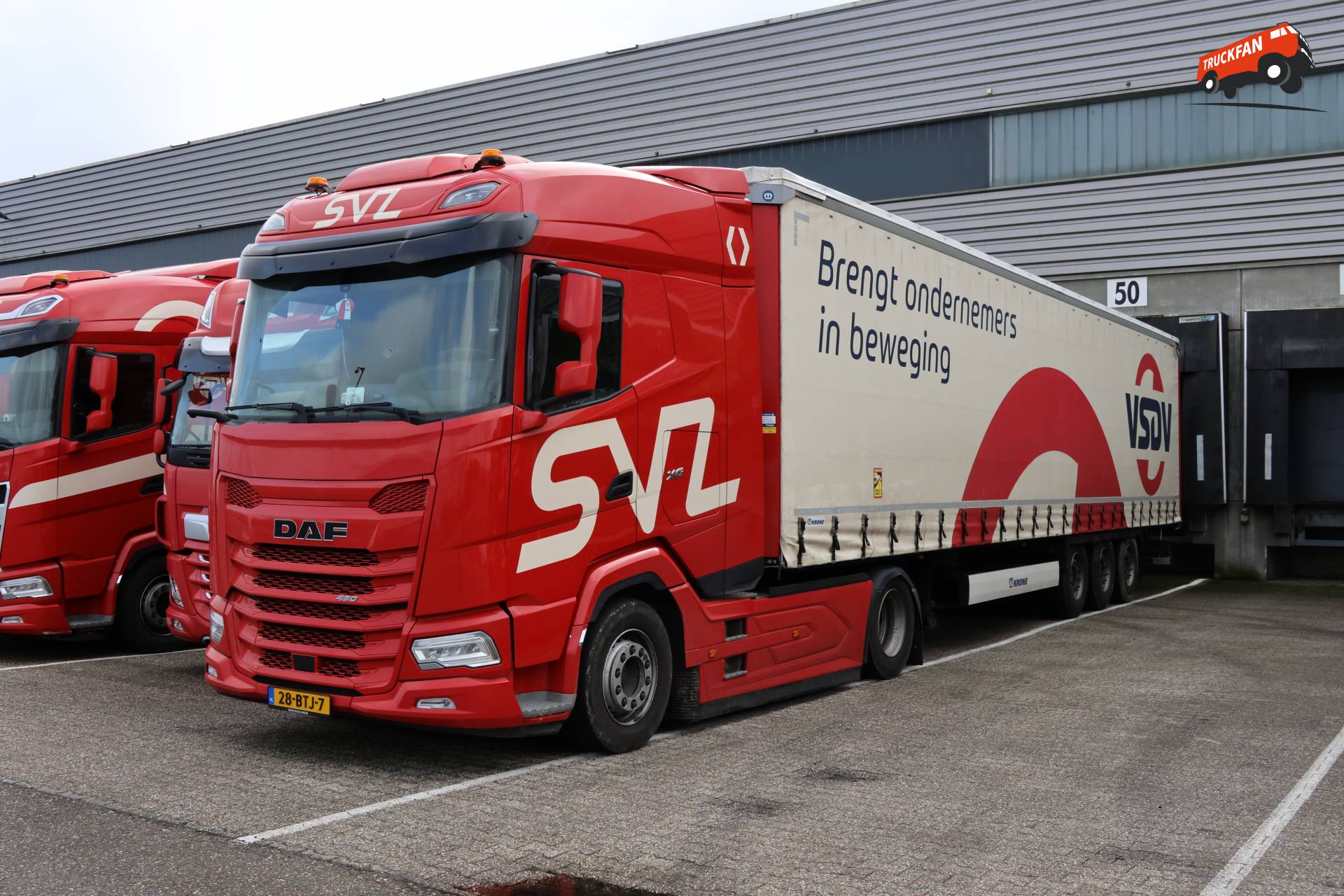 DAF XG vrachtwagen bij SVZ Transport