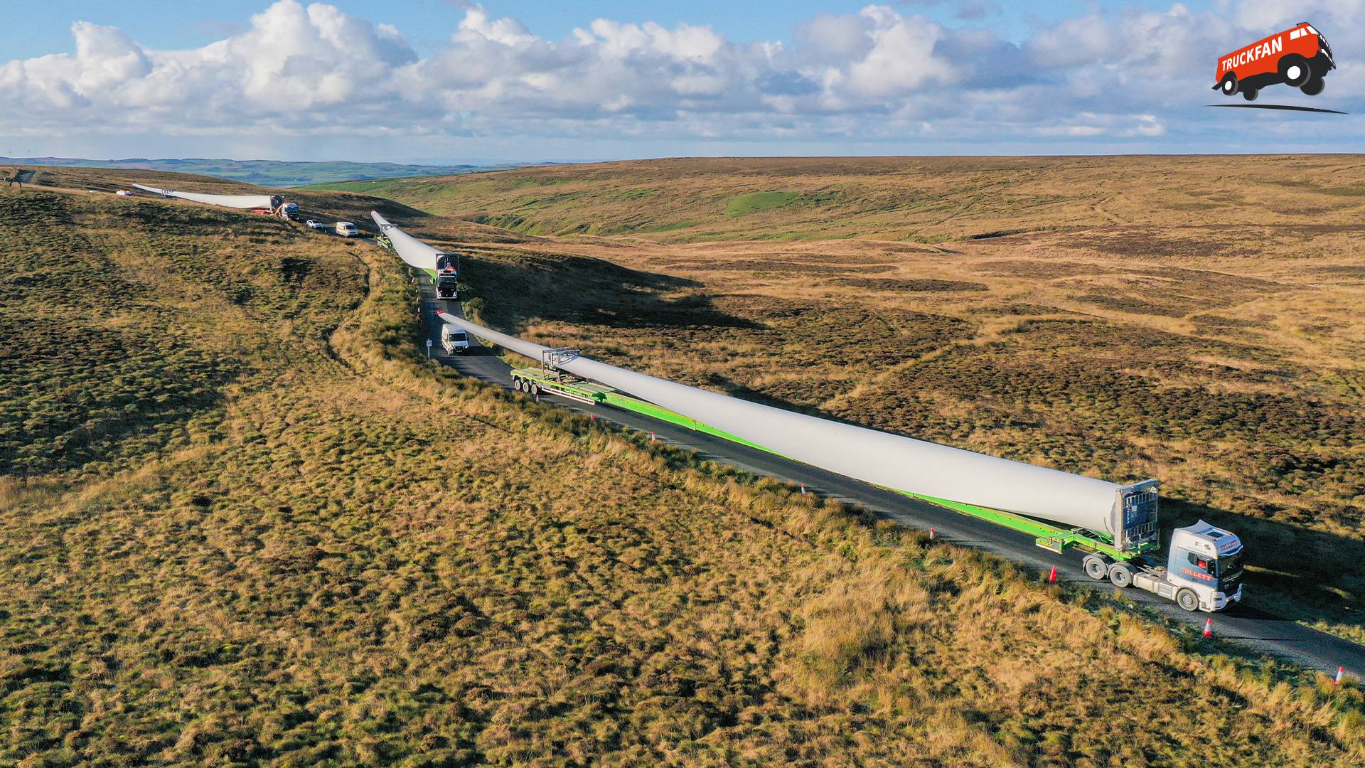 Collett Logistics Transporting Wind Turbine Components