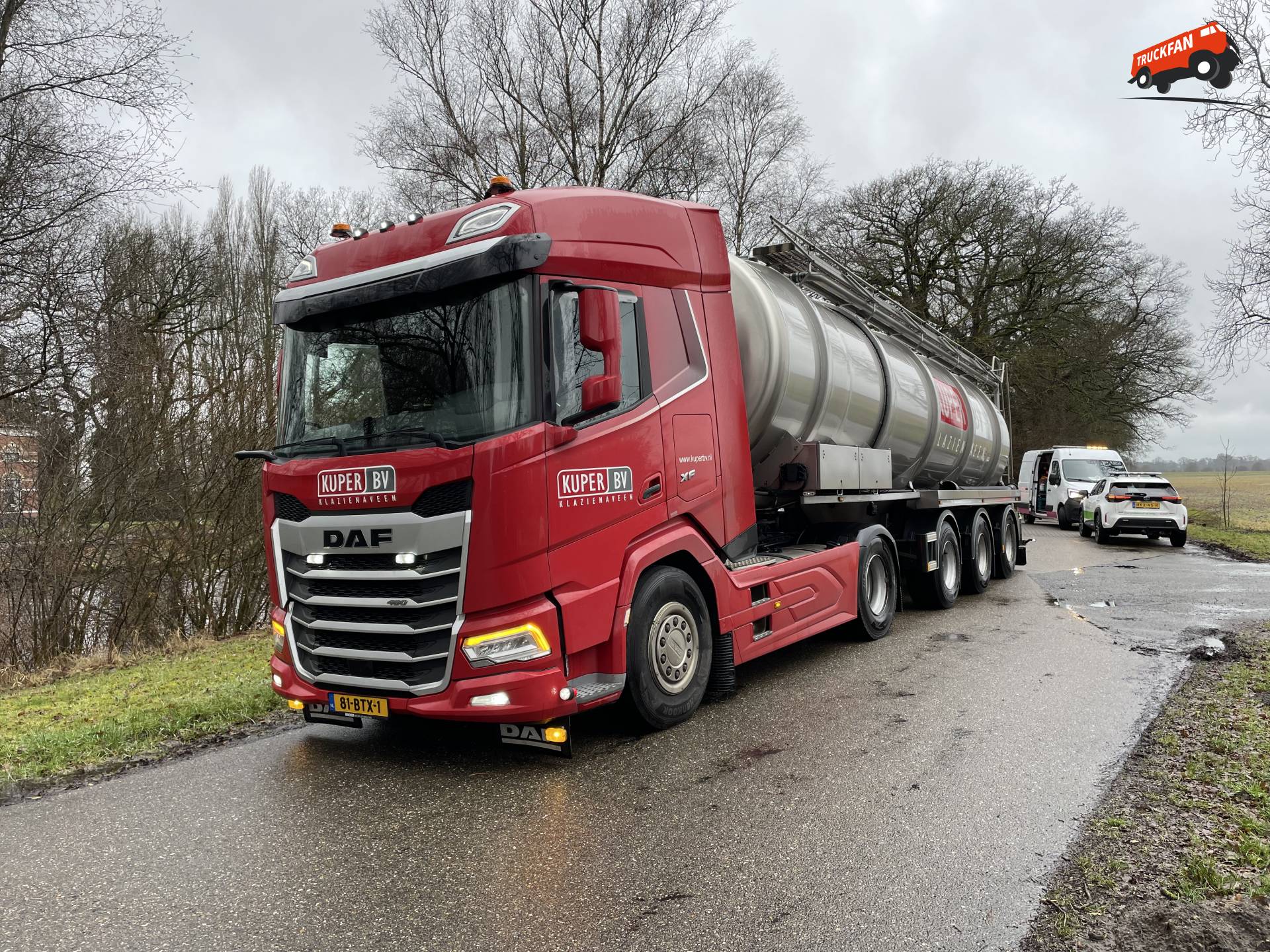 DAF XF vrachtwagen van Kuper BV uit Klazienaveen