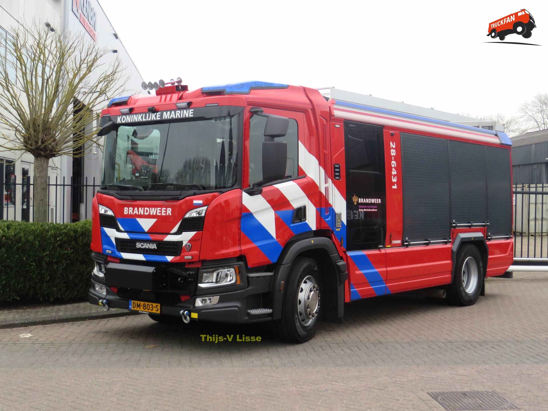 28-6431 * Koninklijke Marine Brandweer * DM-803-S