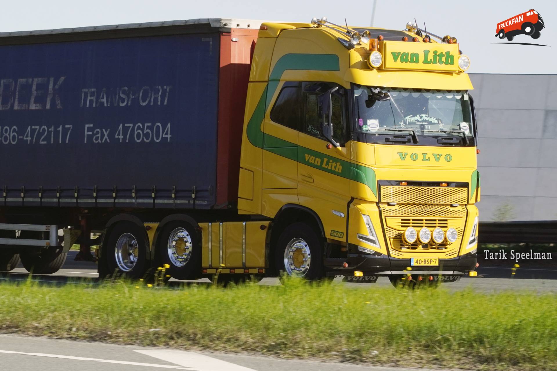 Volvo FH5 vrachtwagen met kenteken 40-BSP-7