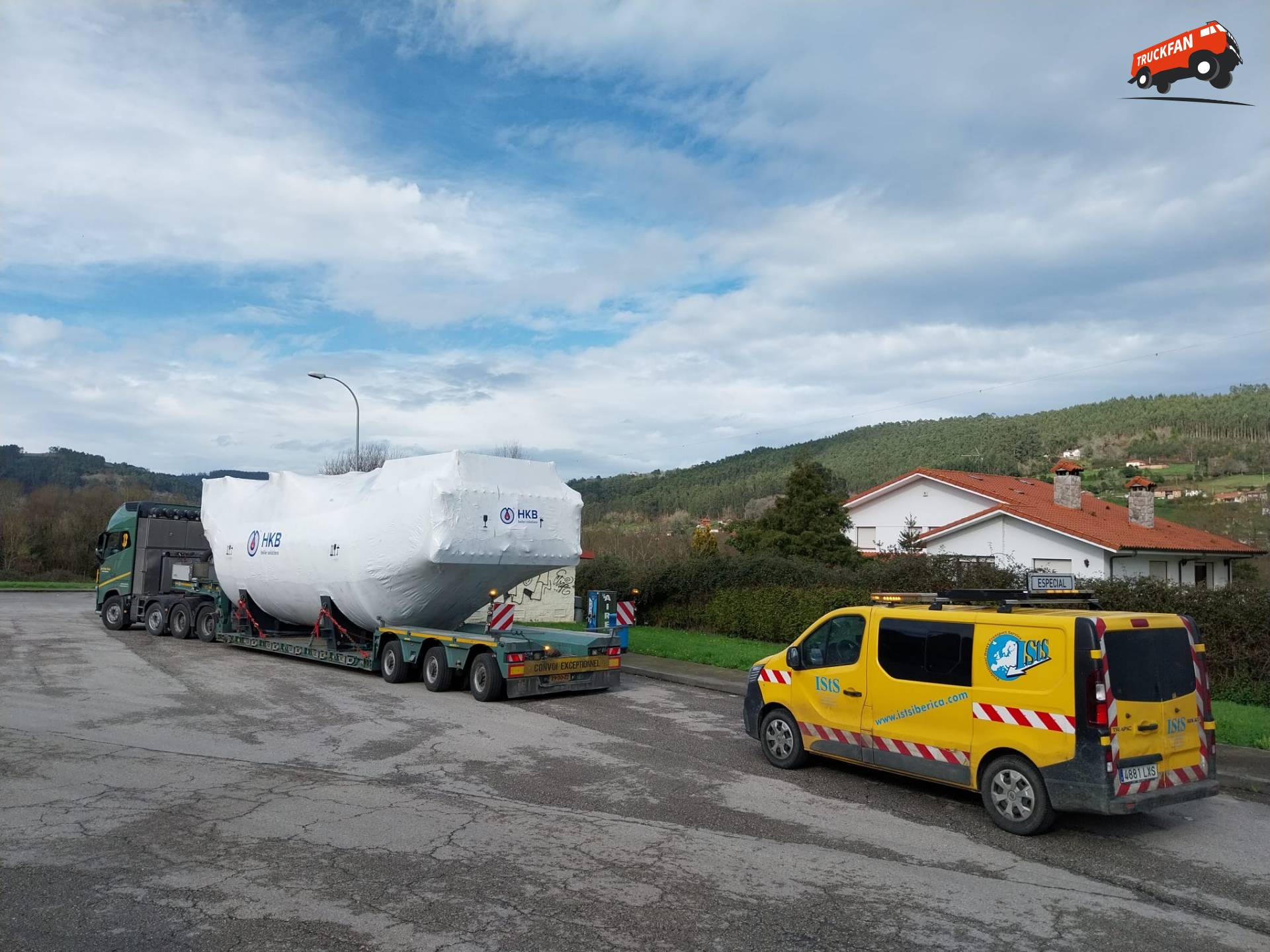 Volvo 750 vrachtwagen van Jan Kees Boer Transport