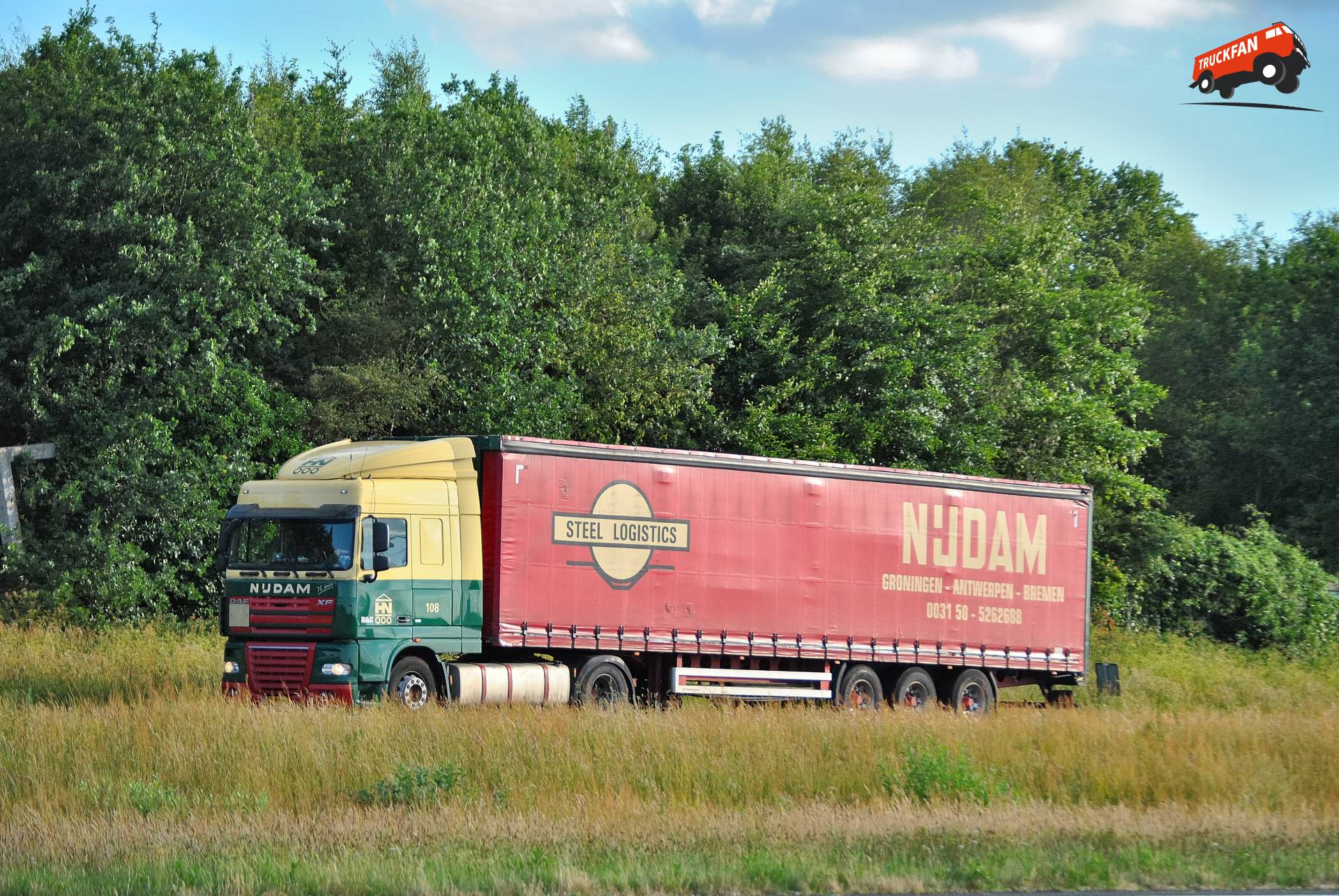 DAF XF105 Nijdam Transport Groningen
