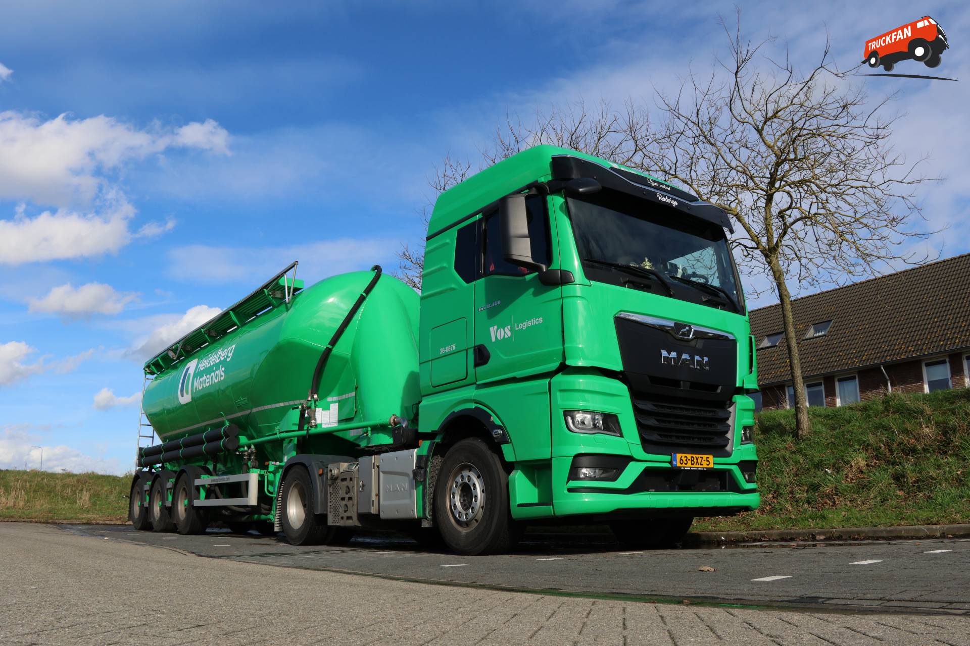 MAN TGX vrachtwagen van Vos Logistics Oss B.V.