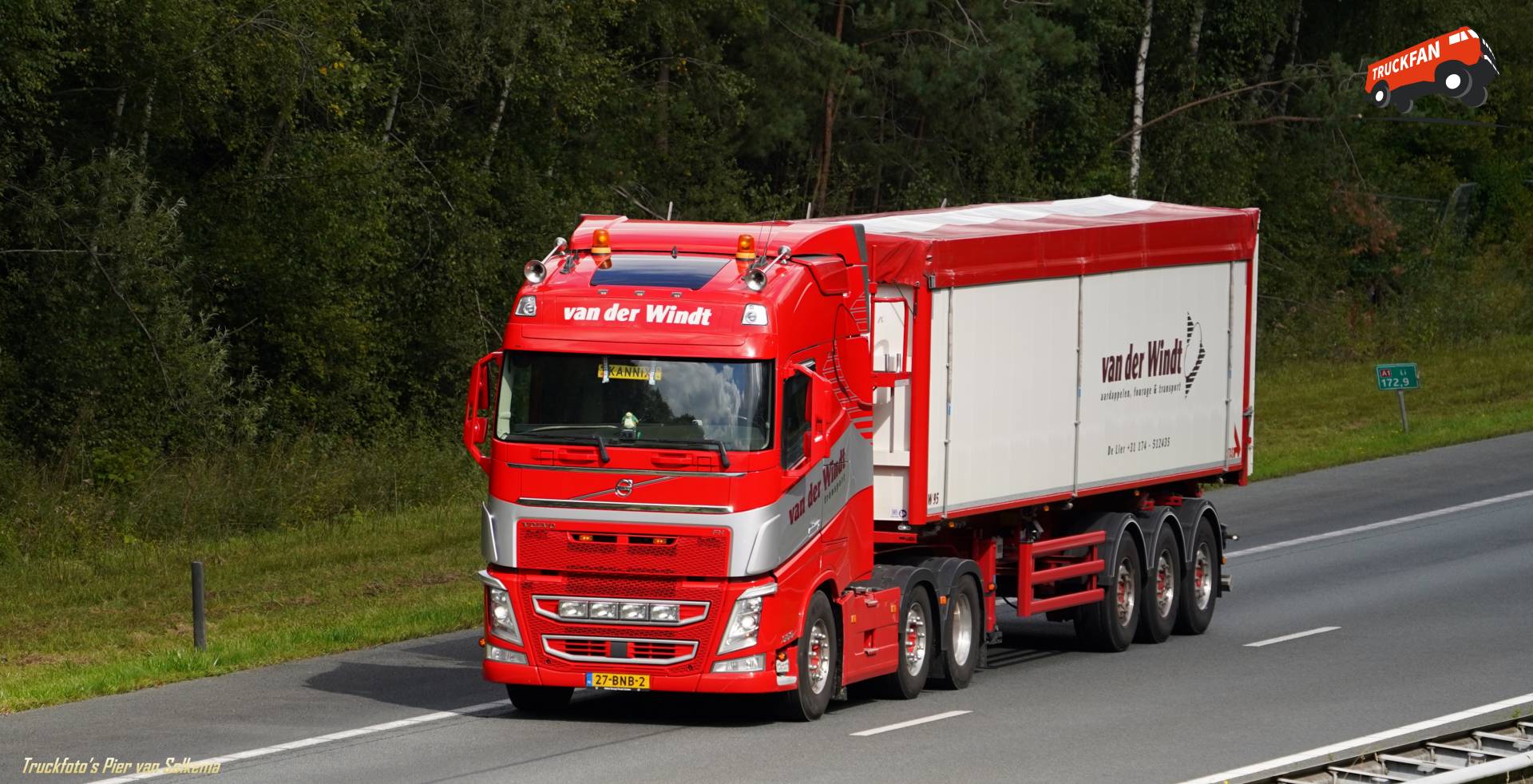 Volvo FH4 vrachtwagen van Bedrijf van der Windt