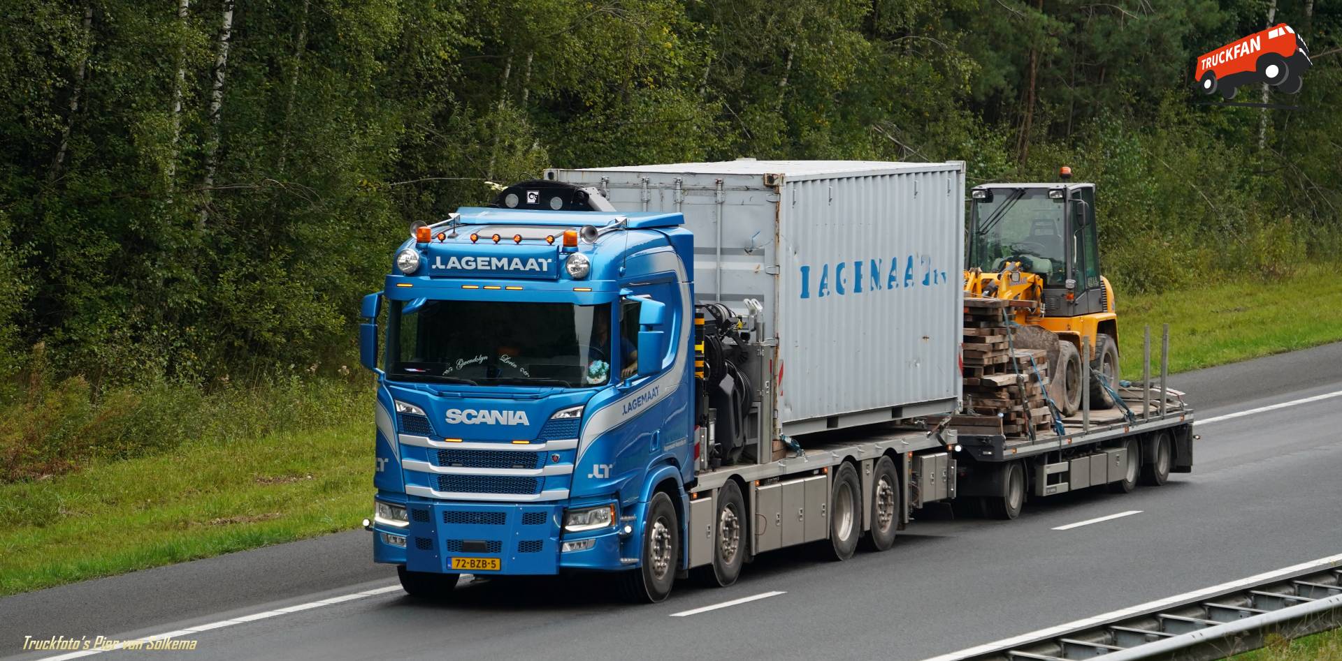 Scania R500 vrachtwagen van bedrijf Lagemaat