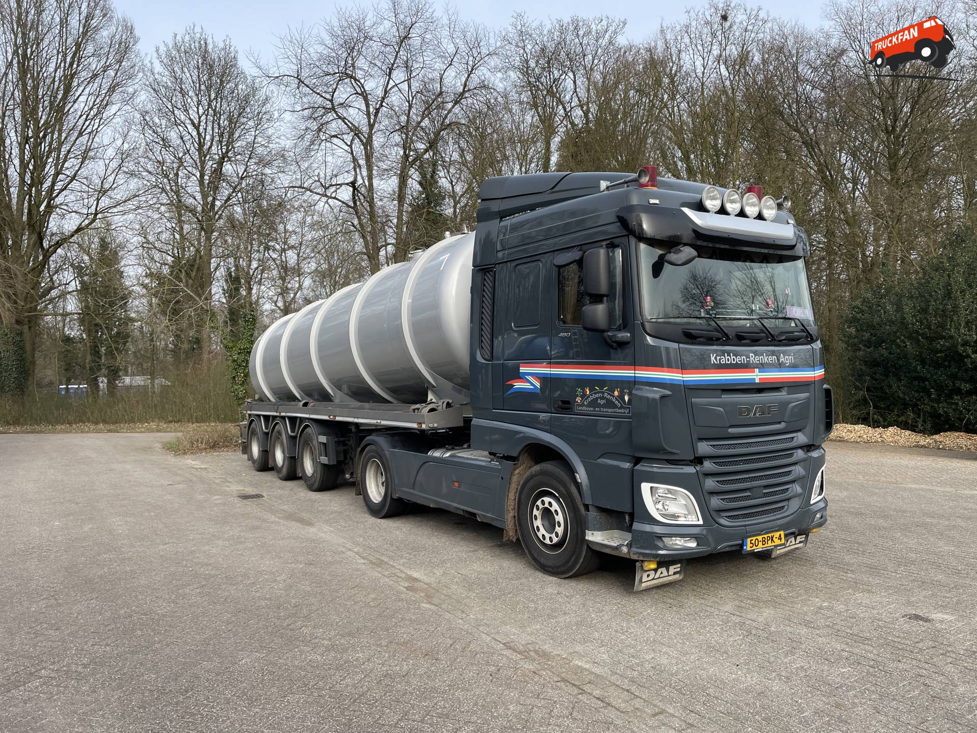 DAF XF vrachtwagen van Krabben-Renken agri