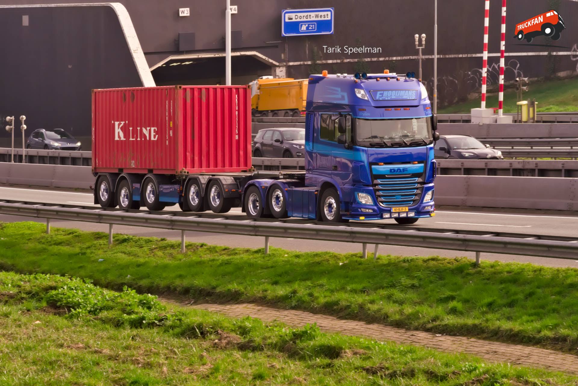 DAF XF Euro 6 vrachtwagen met kenteken 41-BJF-3
