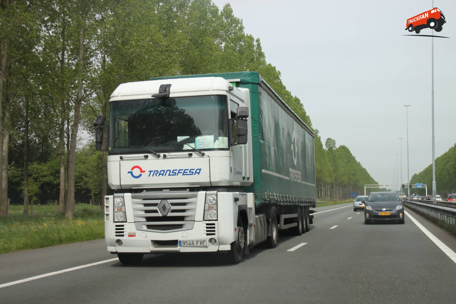 Renault Magnum vrachtwagen Transfesa 2011