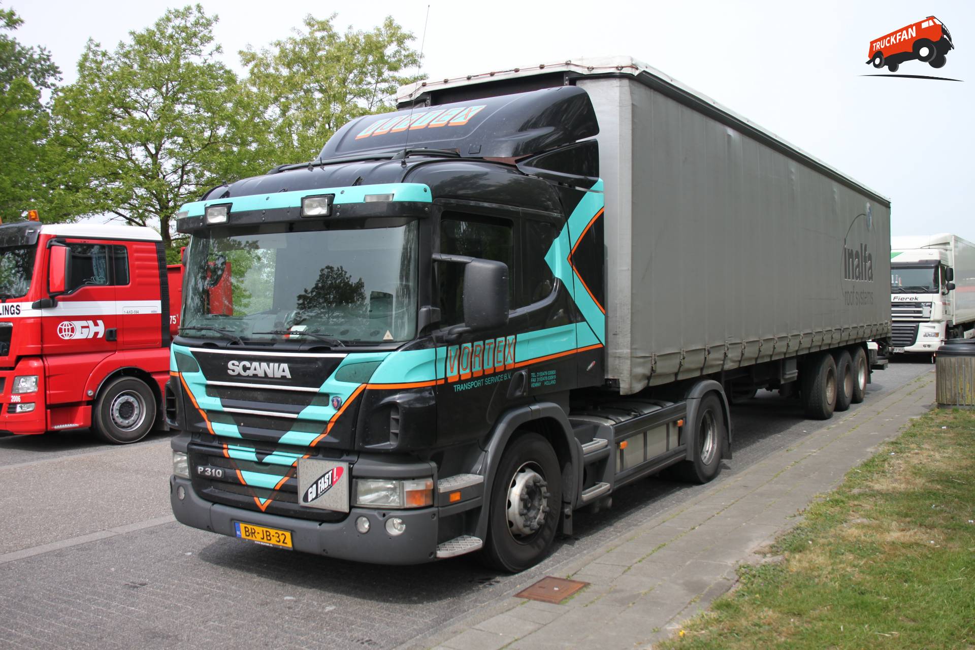 Scania P310 vrachtwagen van Vortex