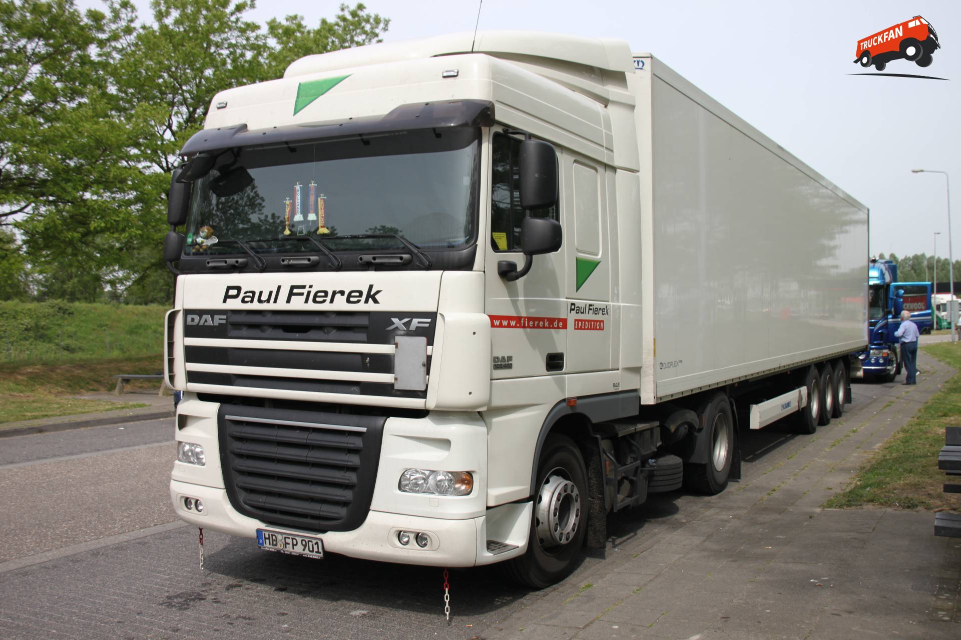 DAF XF105 vrachtwagen van Paul Fierek