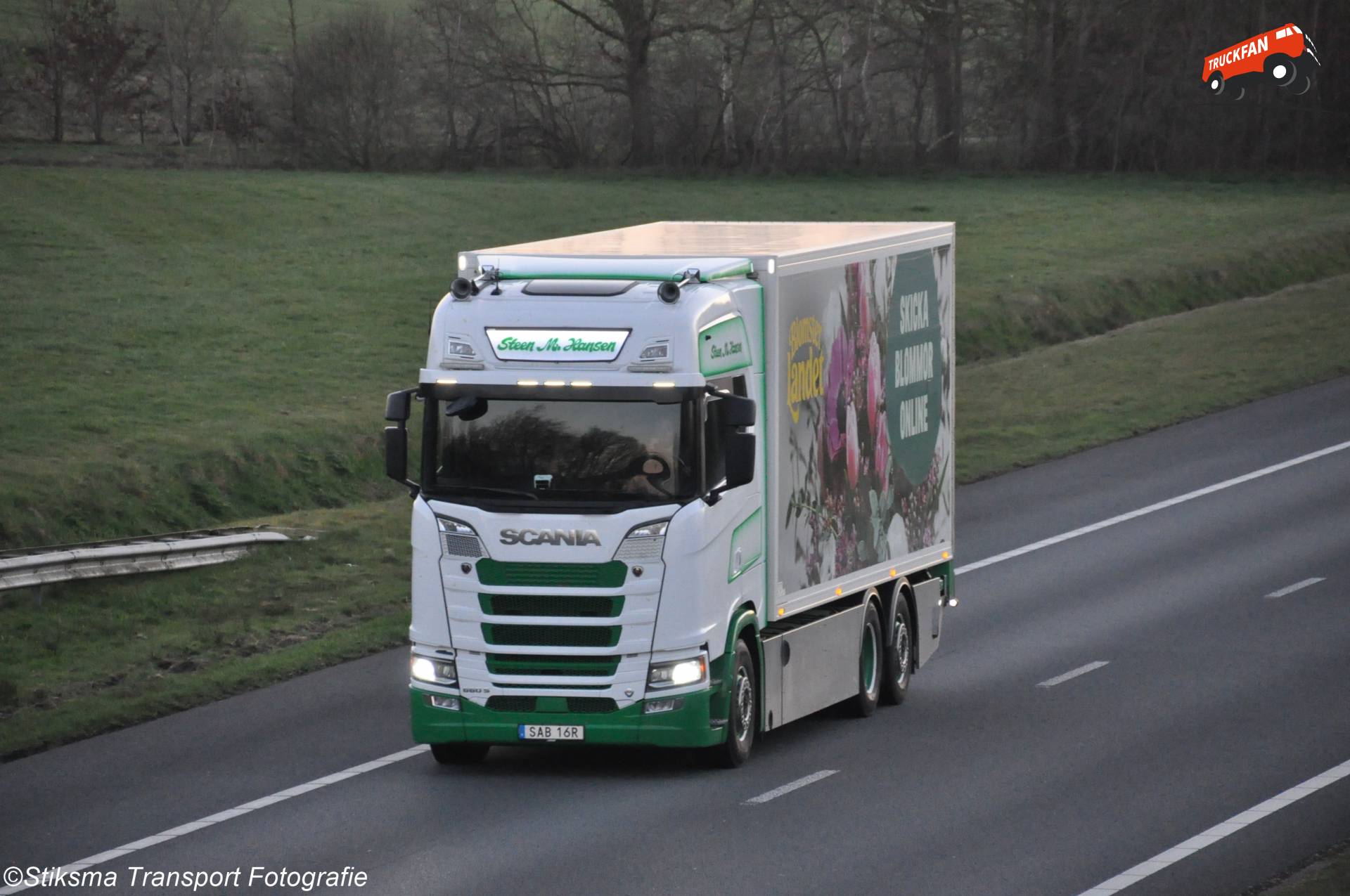 Scania S660 truck van Steen M. Hansen Transport