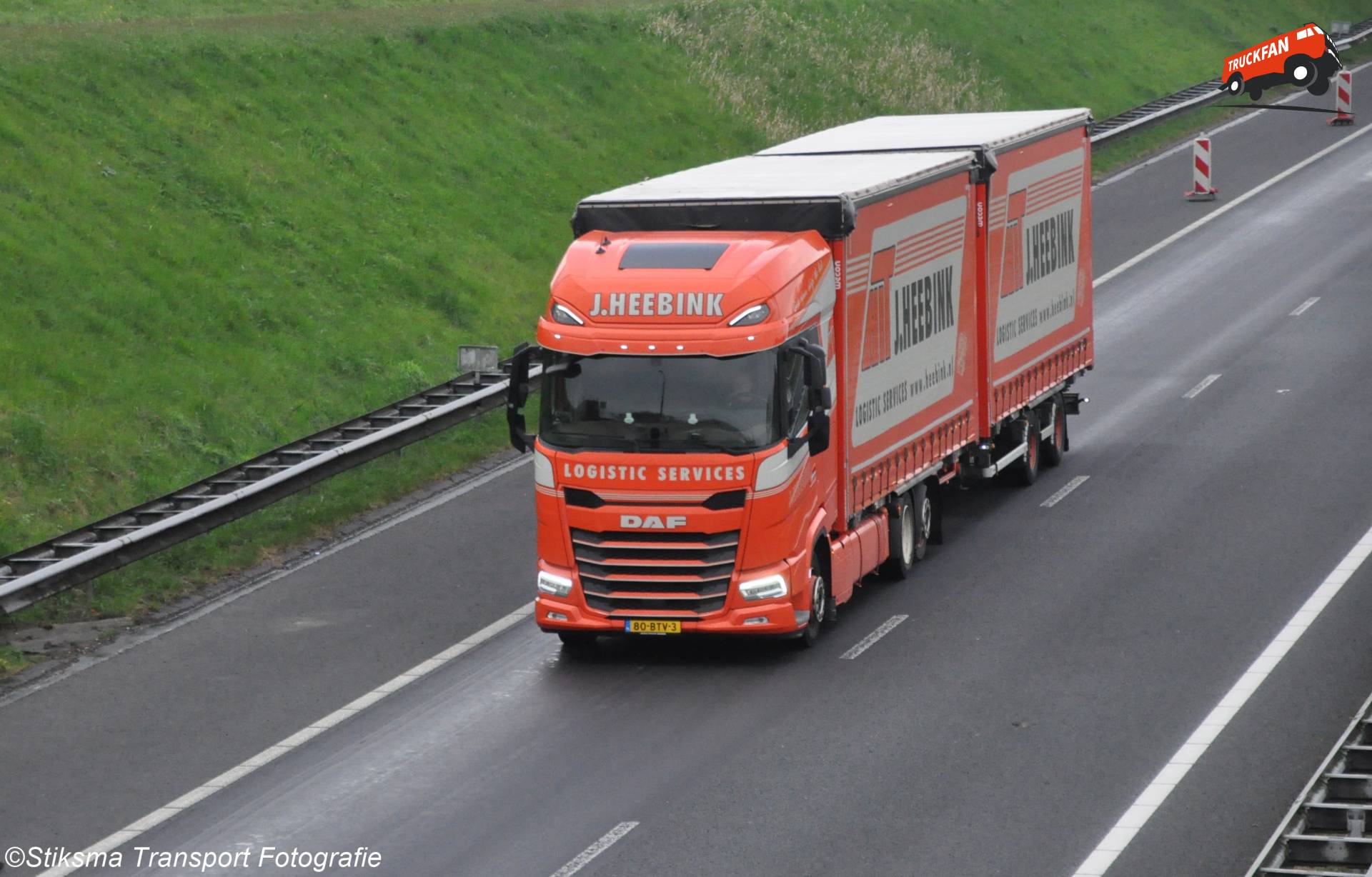 DAF XG vrachtwagen van J. Heebink Logistics