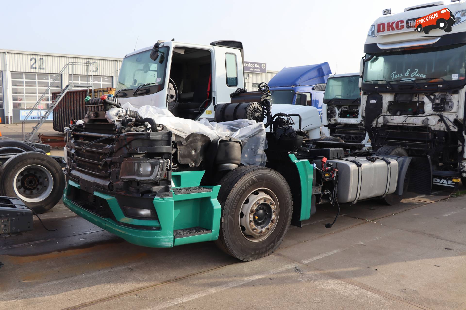 MAN TGX 3e generatie zonder cabine bij Truckparts1919