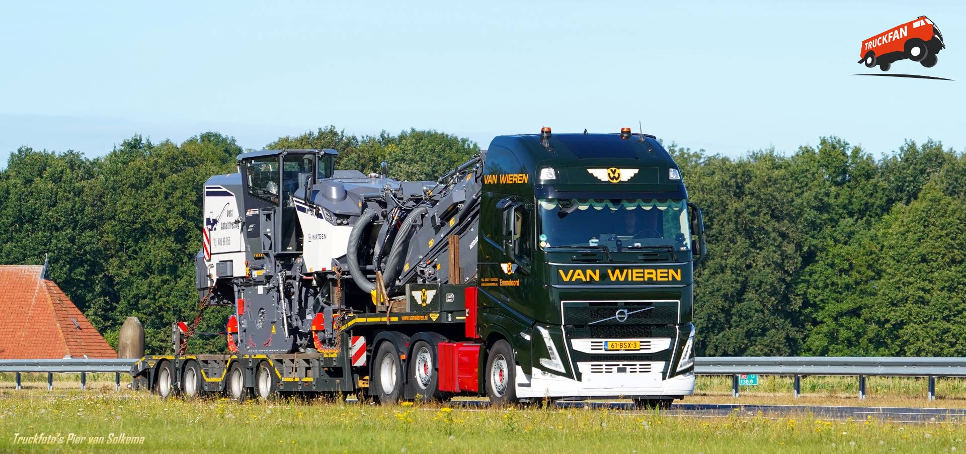 Volvo FH5 truck van Bedrijf van Wieren