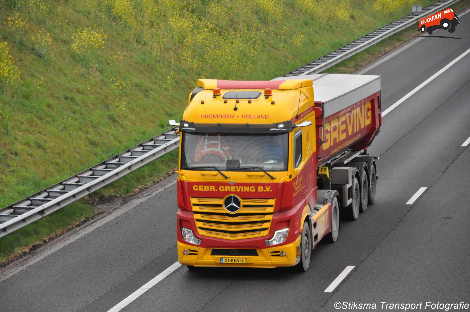 Mercedes-Benz Actros vrachtwagen van Gebr. Greving B.V.