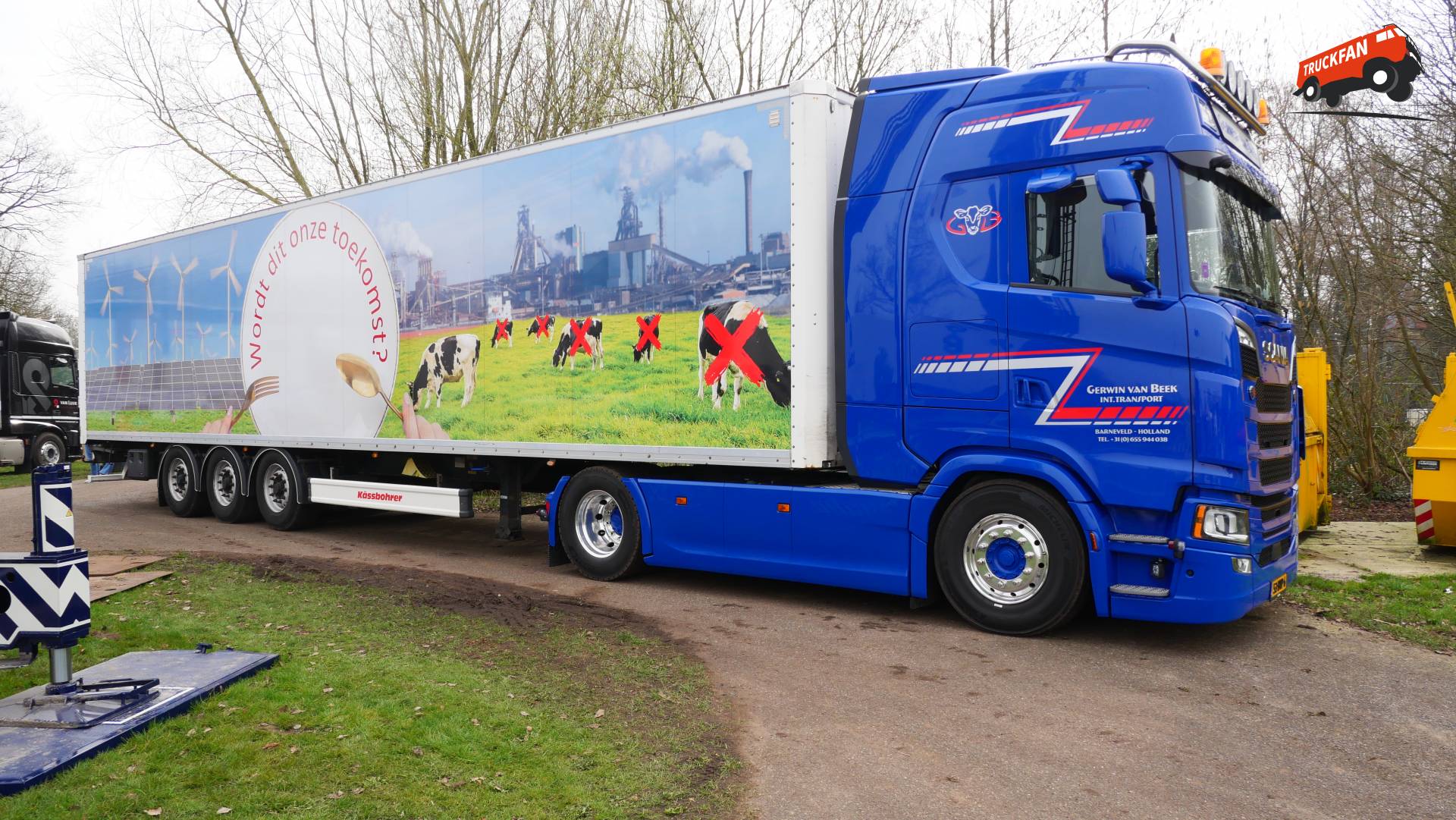 Scania truck op De dag van het Platteland