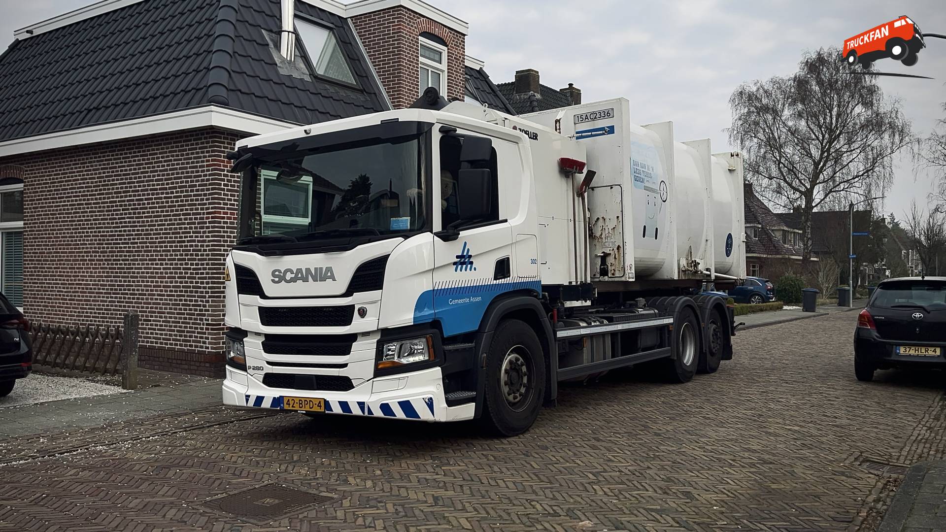 Scania P280 met Zoeller Lotos SL in Assen