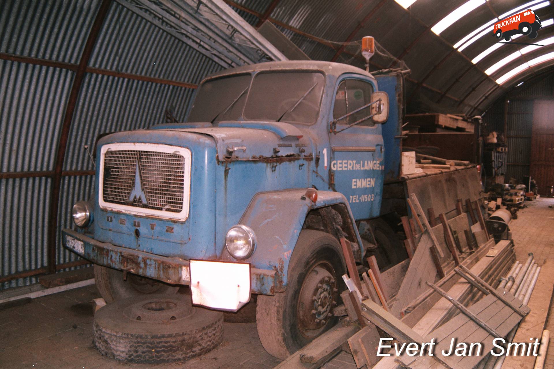 Magirus Deutz Saturn truck voor restauratie