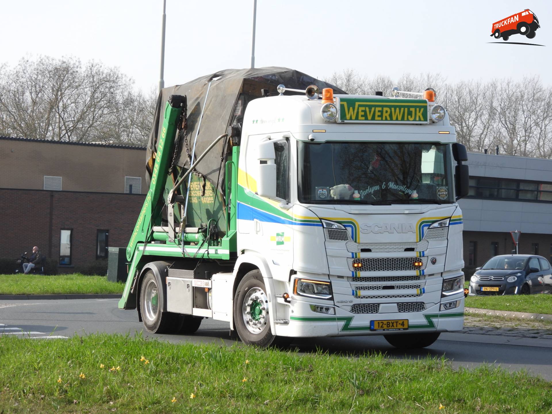 Scania G420 4x2 truck bij Lopikerplein Schoonhoven