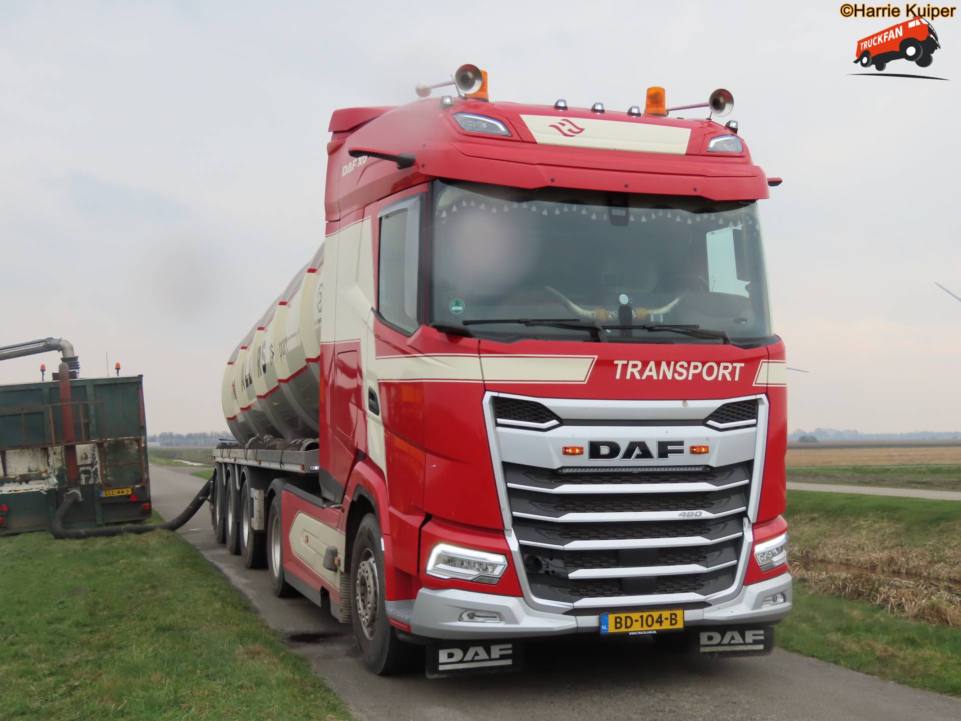 DAF XG truck on Pottendijk road