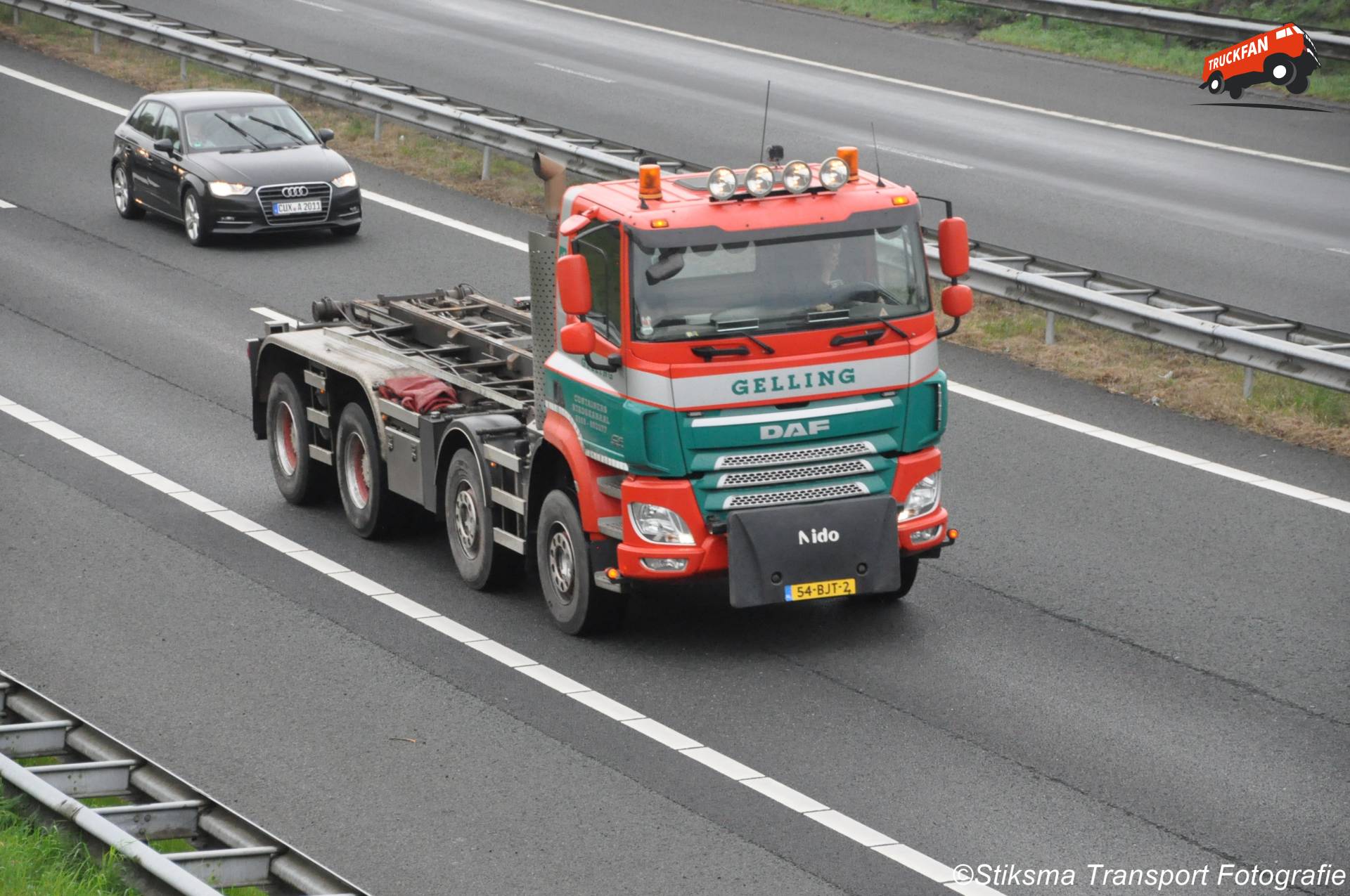 DAF CF vrachtwagen van Gelling Containers