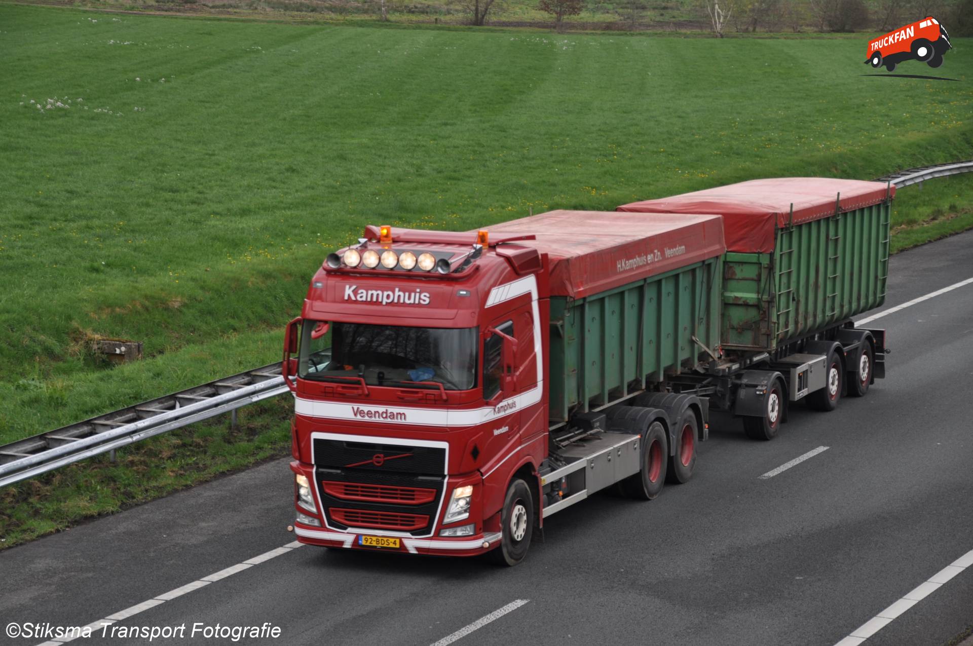 Volvo FH vrachtwagen van H. Kamphuis en Zn