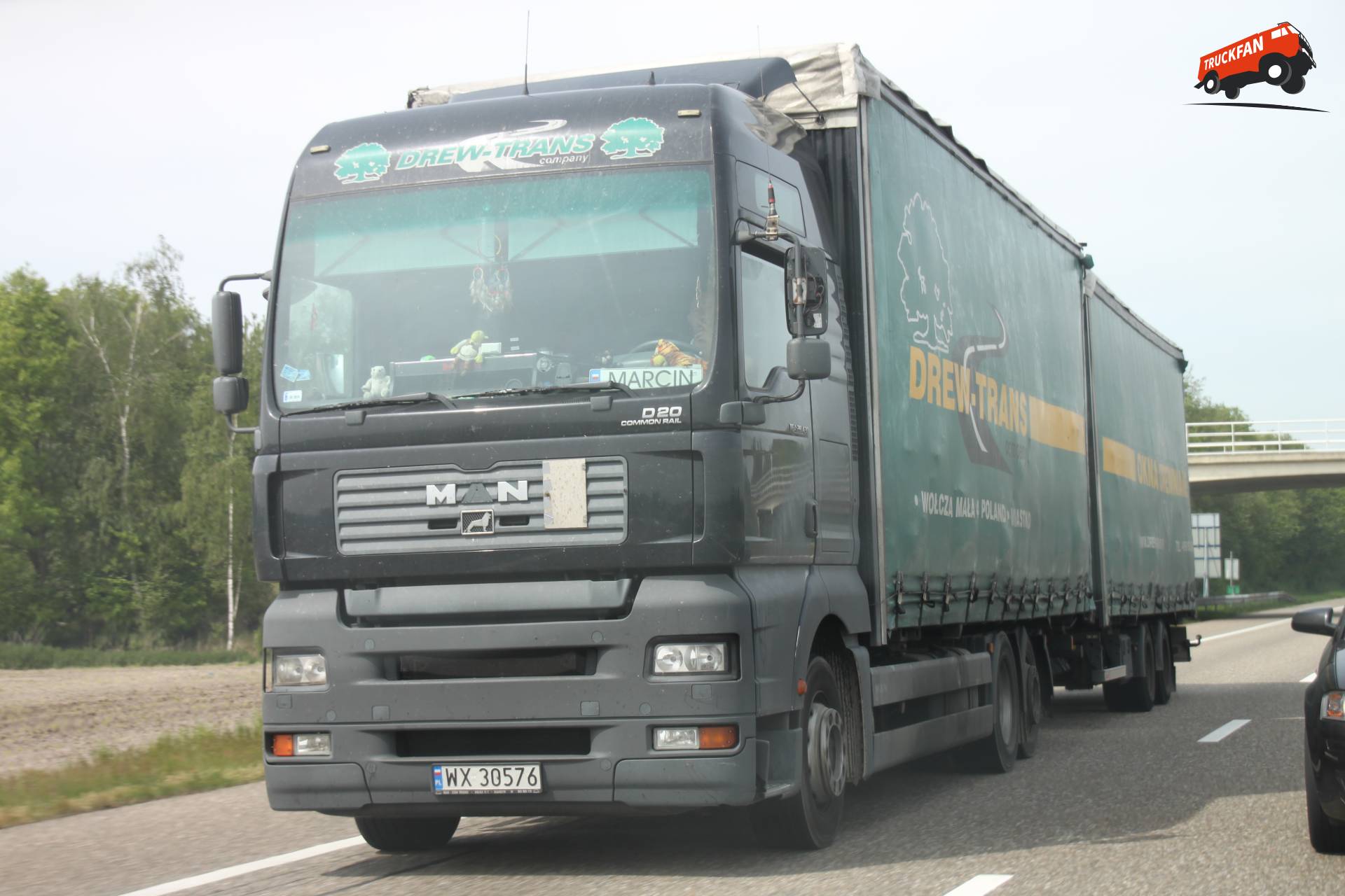 MAN TGA truck of Drew-Trans