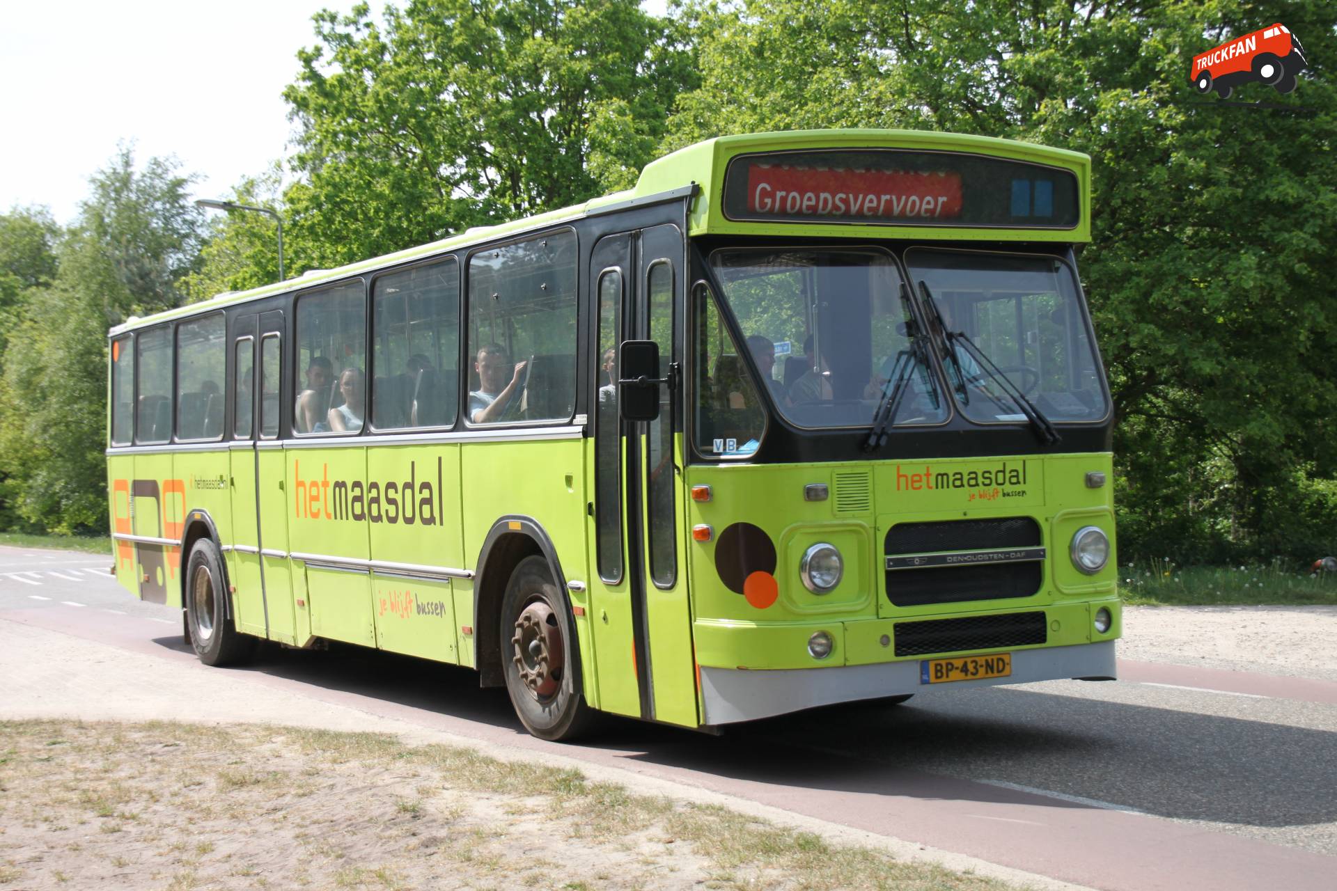 De oude DAF-vrachtwagen van Het Maasdal