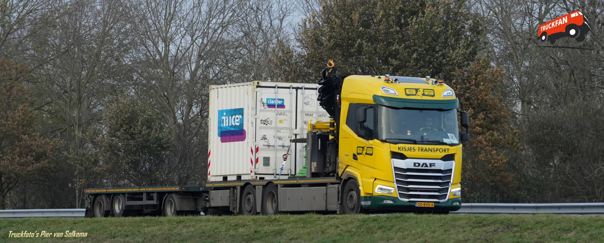 DAF XF vrachtwagen van Kisjes Transport