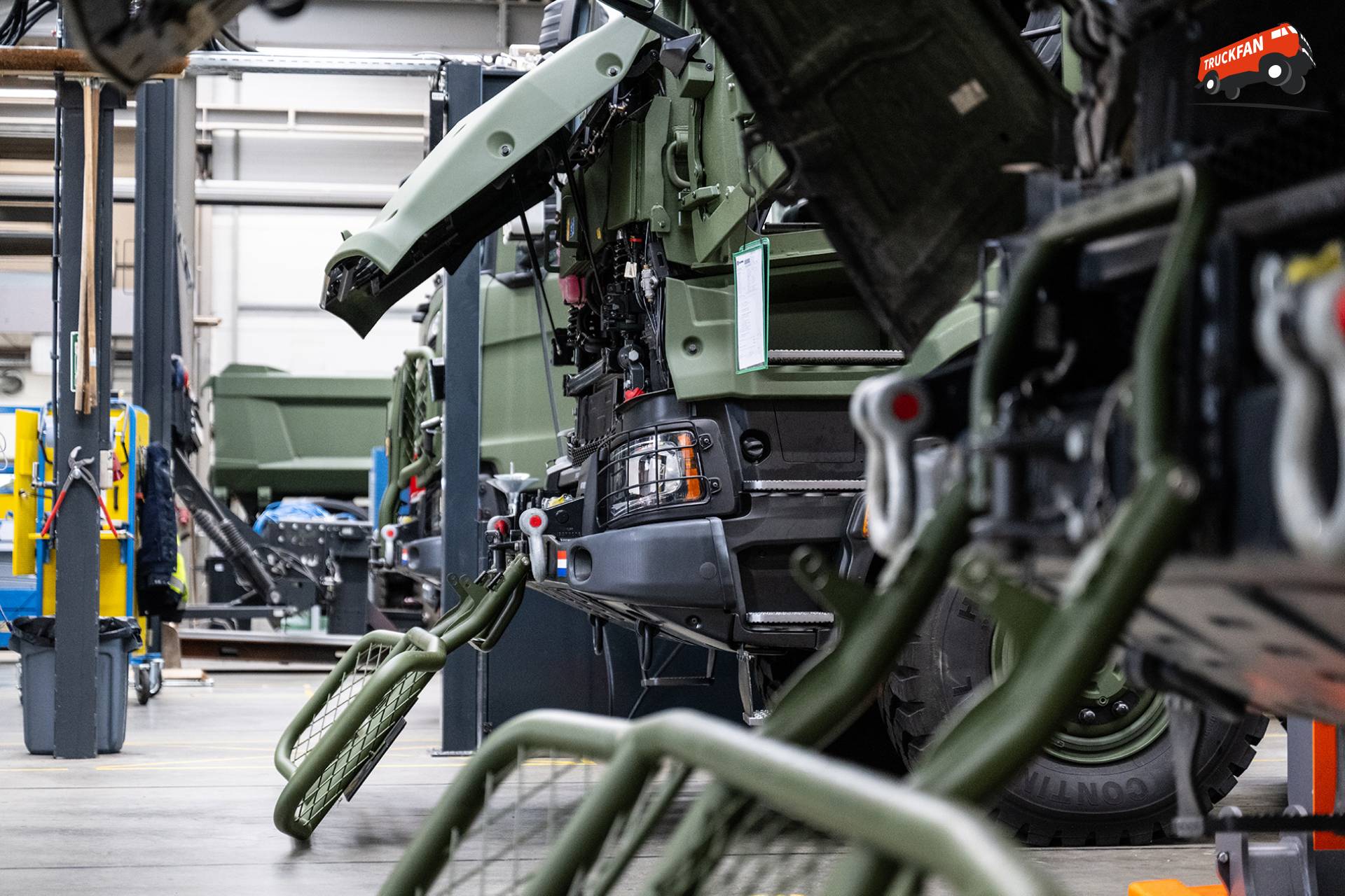 Scania onderhoudscentrum voor Gryphus defensievoertuigen